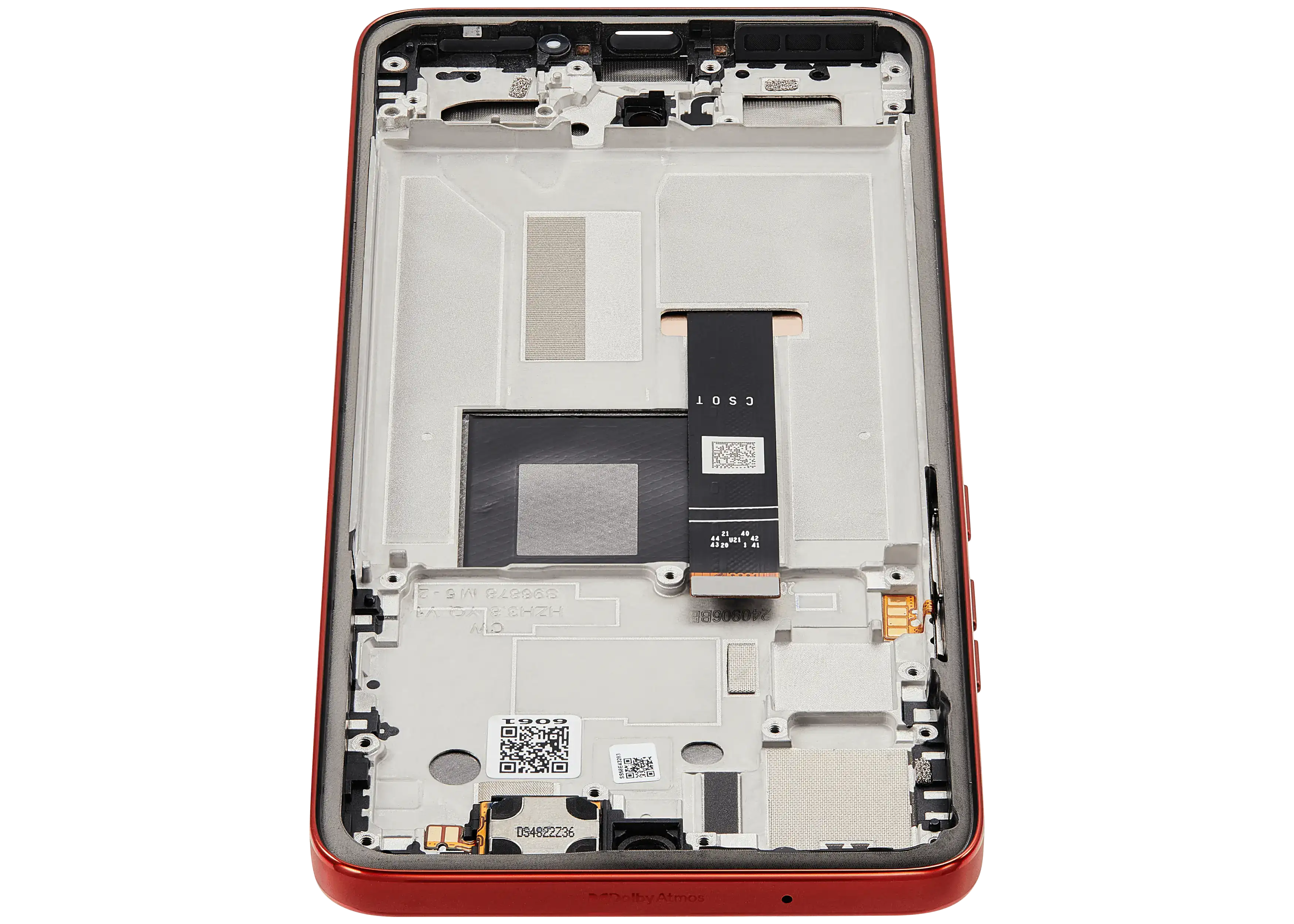 Oled Assembly With Frame Compatible For Motorola Moto Edge 50 Neo (Xt2409-3 / 2024) (Refurbished) (Poinciana)