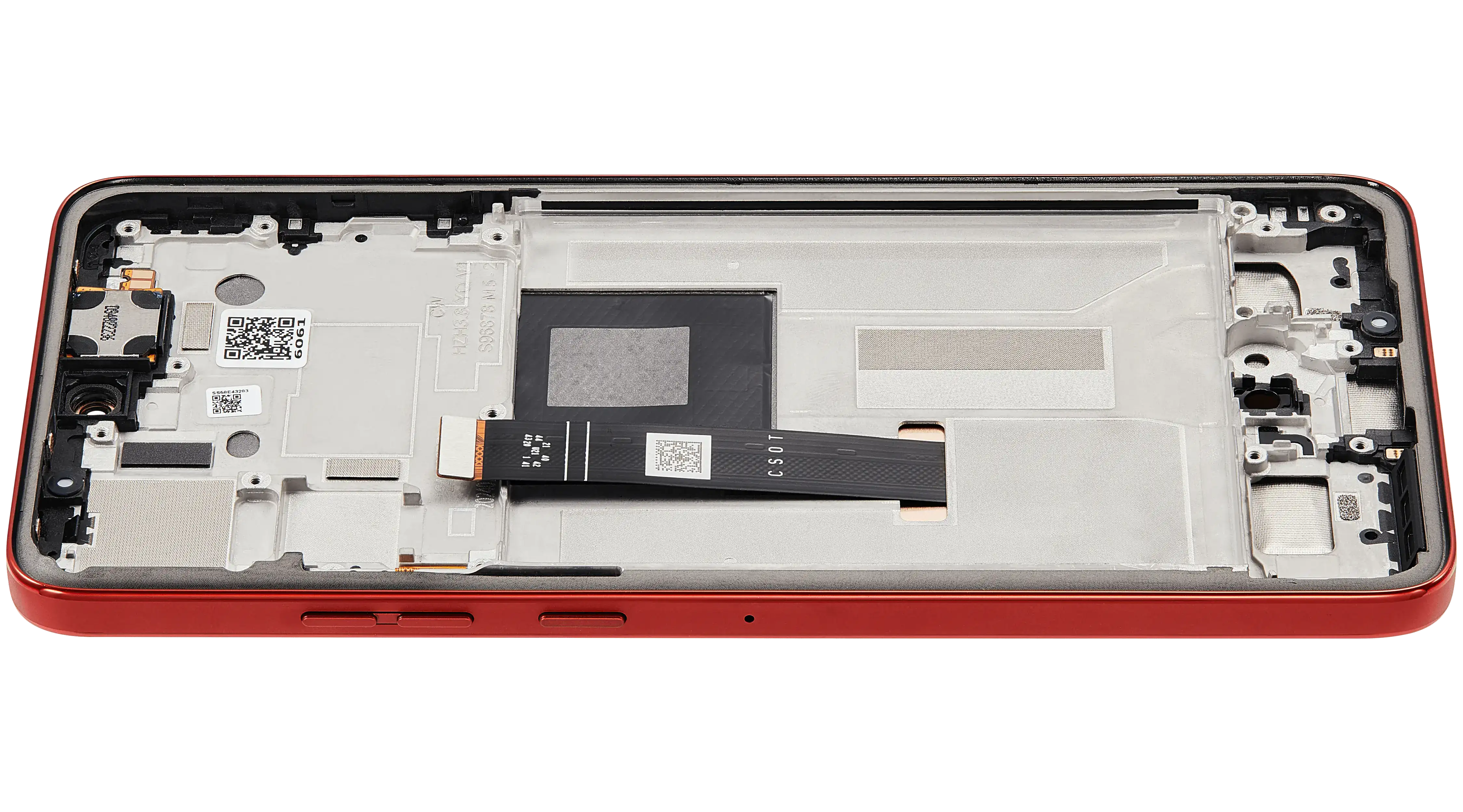 Oled Assembly With Frame Compatible For Motorola Moto Edge 50 Neo (Xt2409-3 / 2024) (Refurbished) (Poinciana)