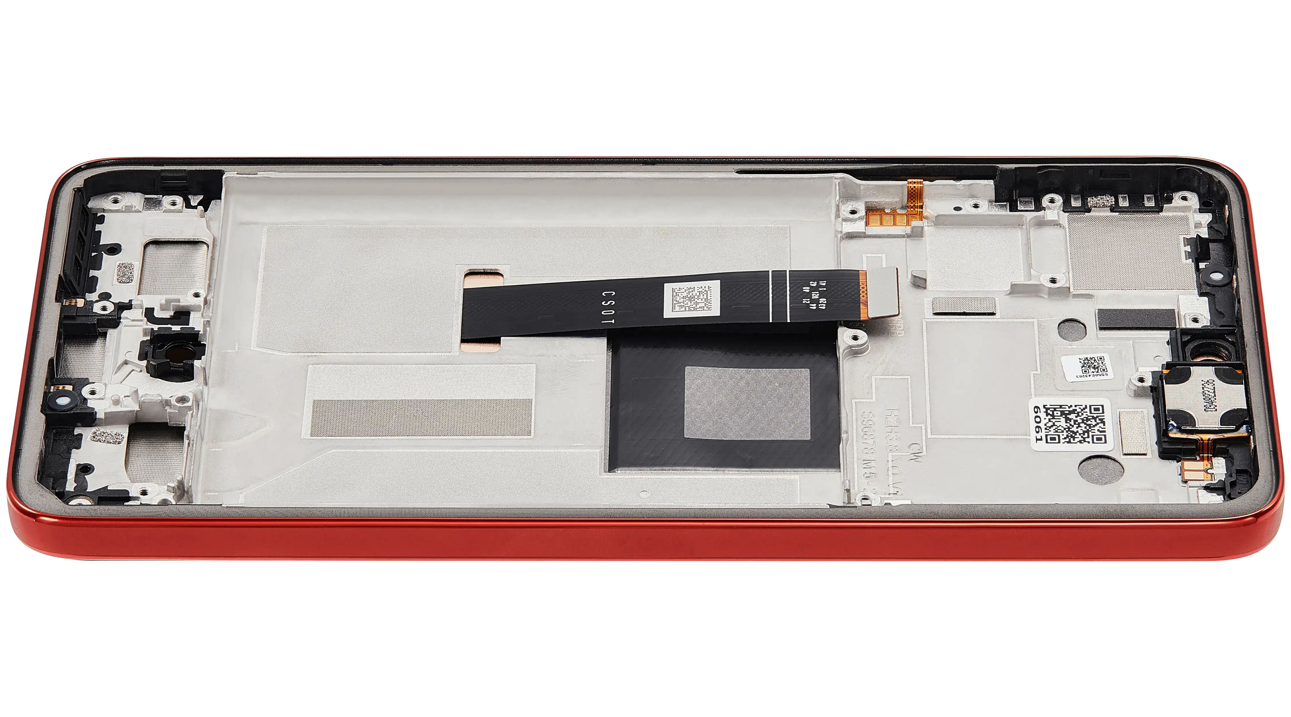 Oled Assembly With Frame Compatible For Motorola Moto Edge 50 Neo (Xt2409-3 / 2024) (Refurbished) (Poinciana)