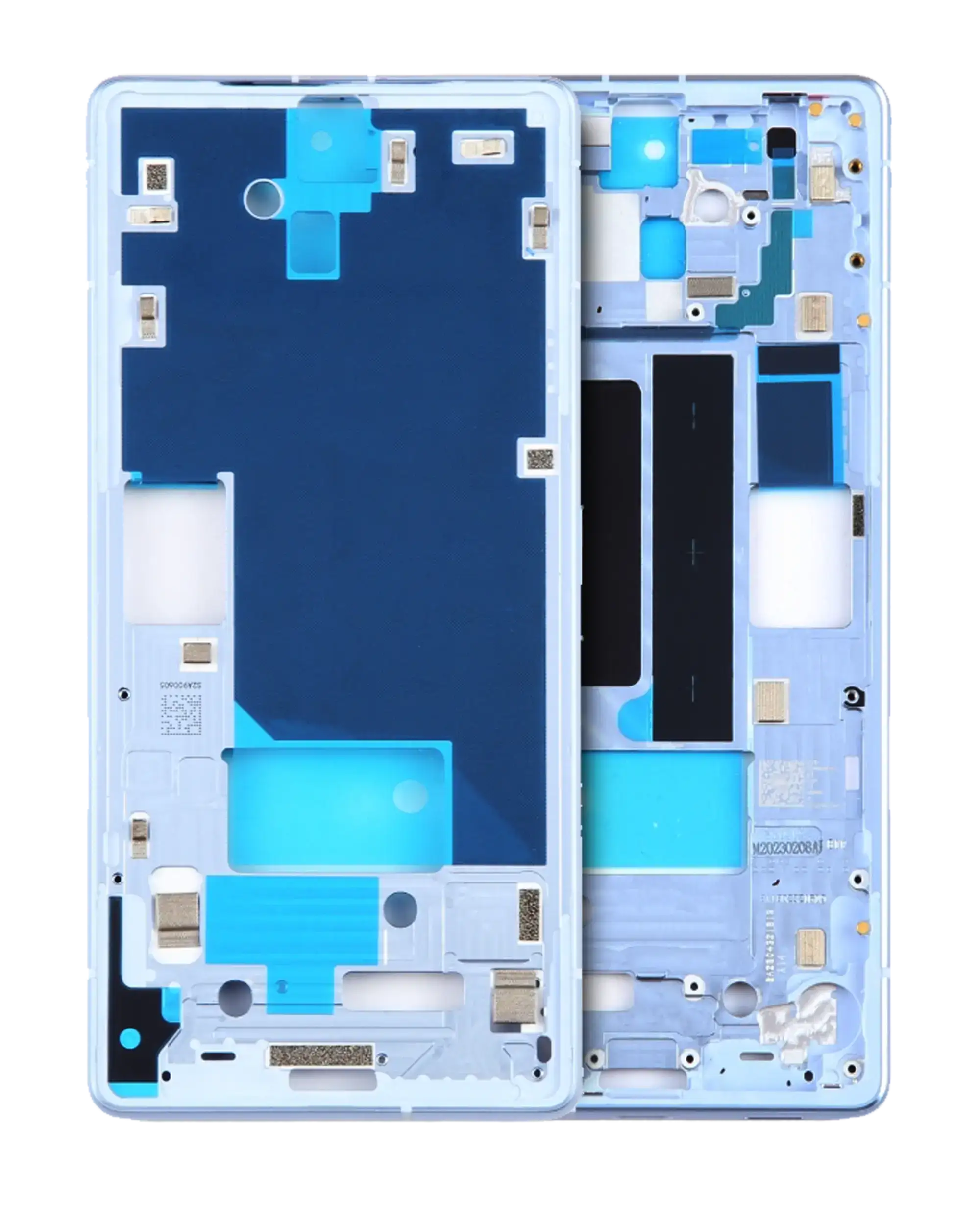 Mid-Frame Housing Compatible For Google Pixel 7A (Official - Not Aftermarket) (Sea)