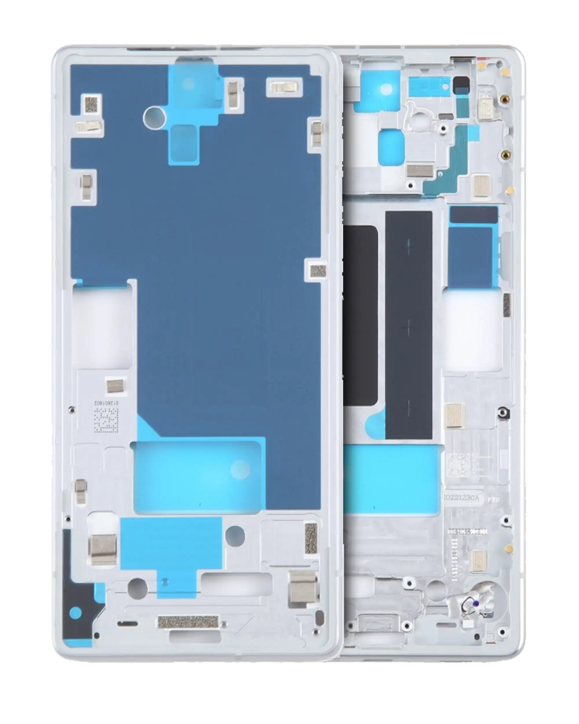 Mid-Frame Housing Compatible For Google Pixel 7A (Official - Not Aftermarket) (Snow)