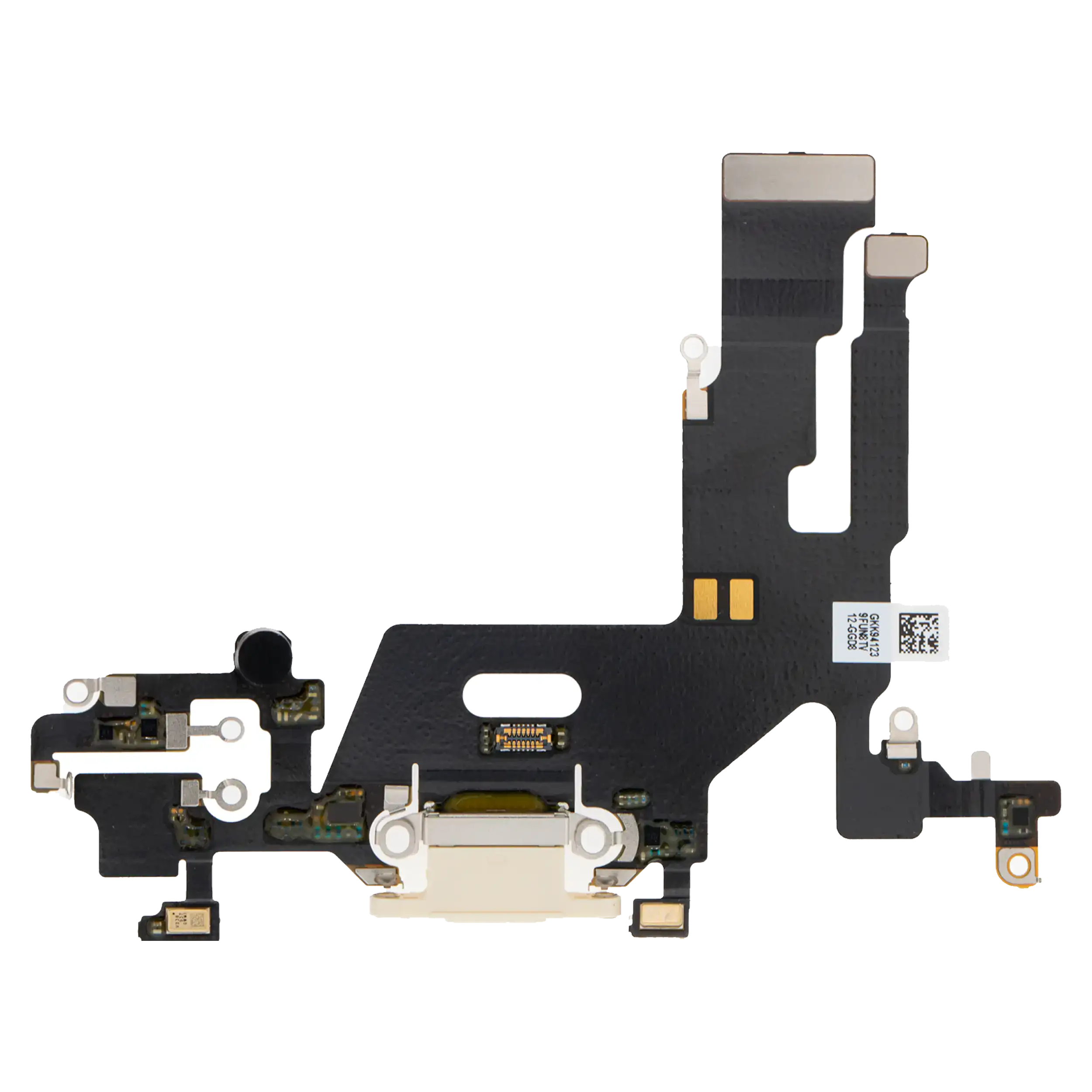 Charging Port Flex Cable Compatible For Iphone 11 (Aftermarket Plus) (White)