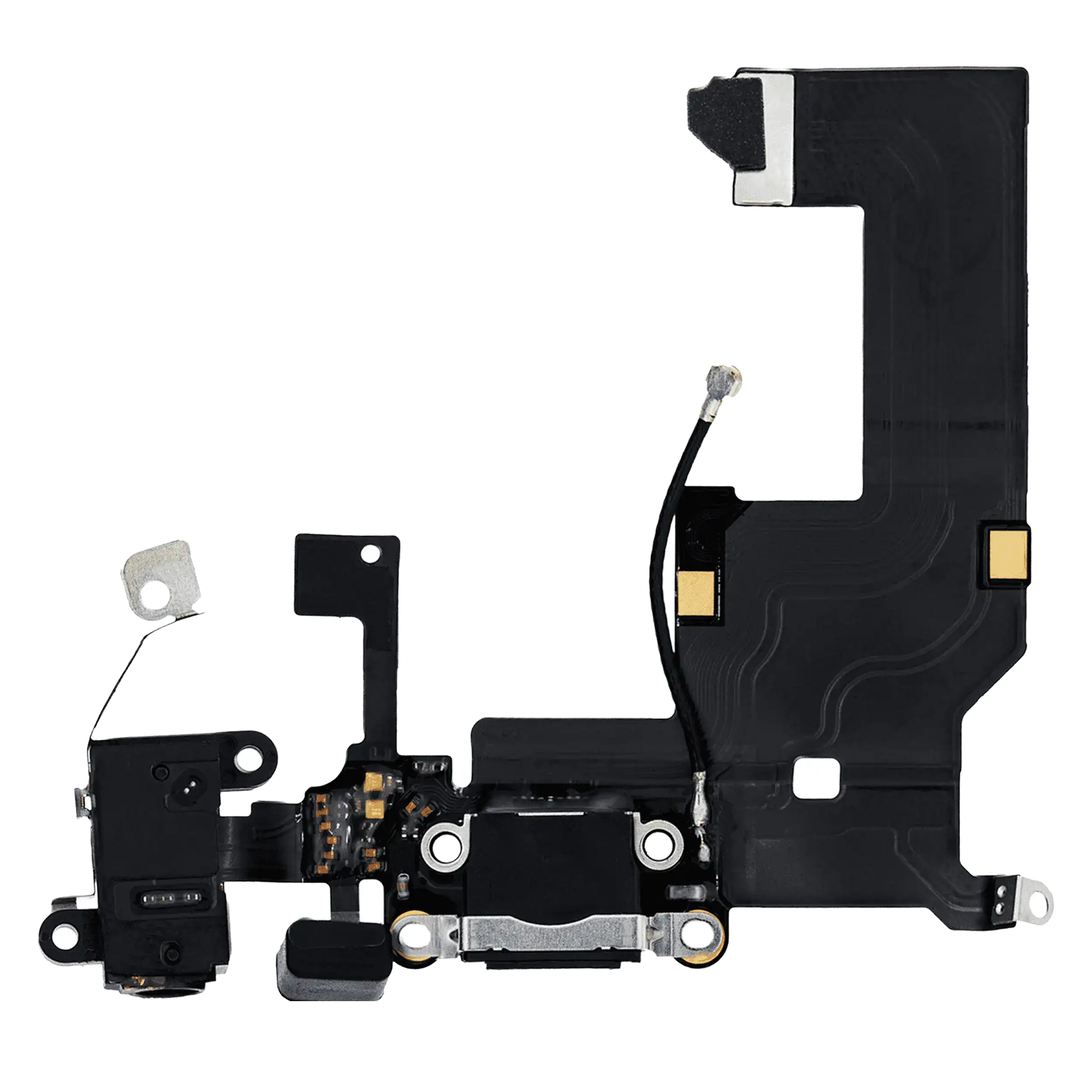 Charging Port Flex Cable Compatible For Iphone 5 (Space Gray)