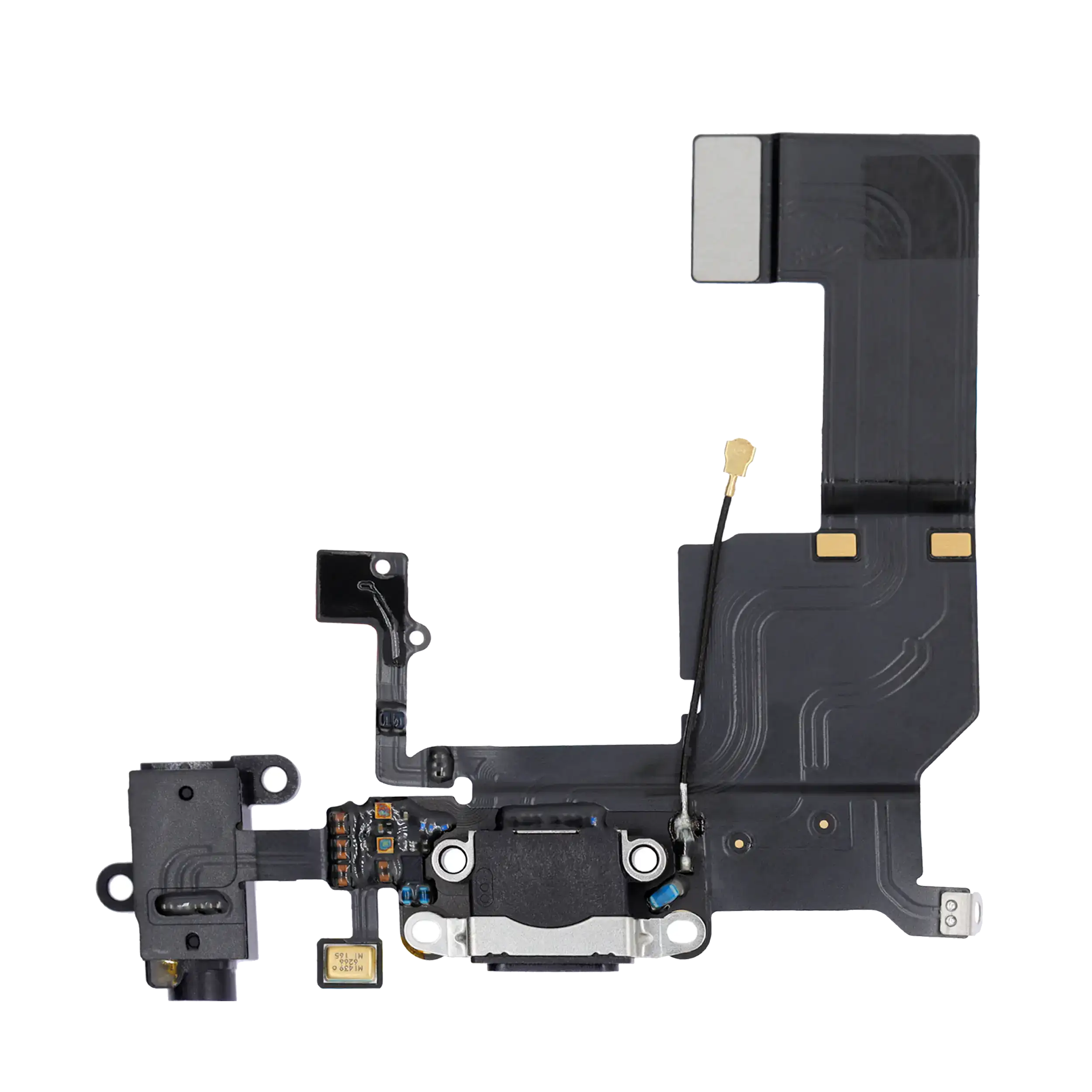Charging Port Flex Cable Compatible For Iphone 5C (Black)