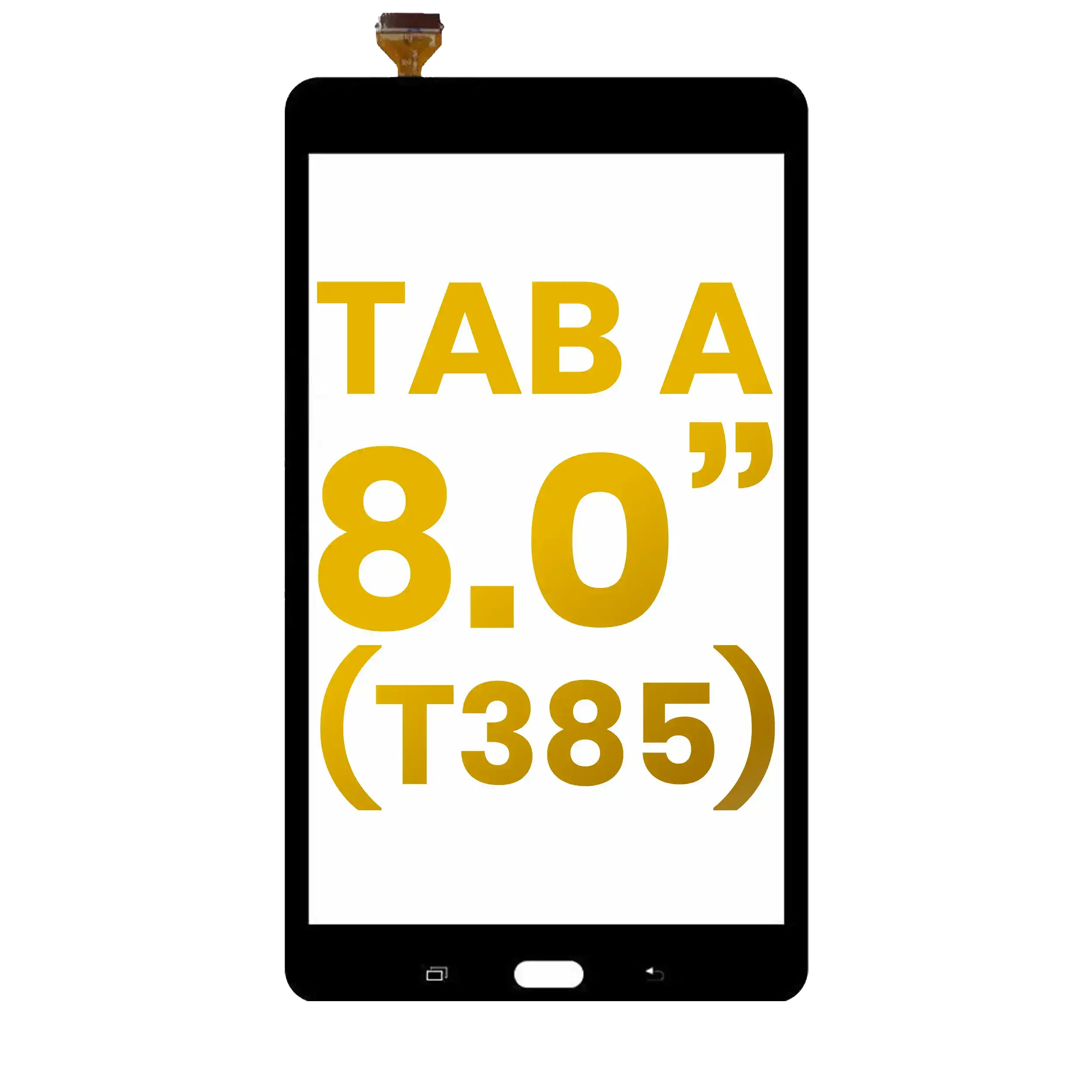Digitizer Compatible For Samsung Galaxy Tab A 8.0" (2017) (T385) / Tab A 8.0" (2018) (T387) (Cellular Version) (Black)
