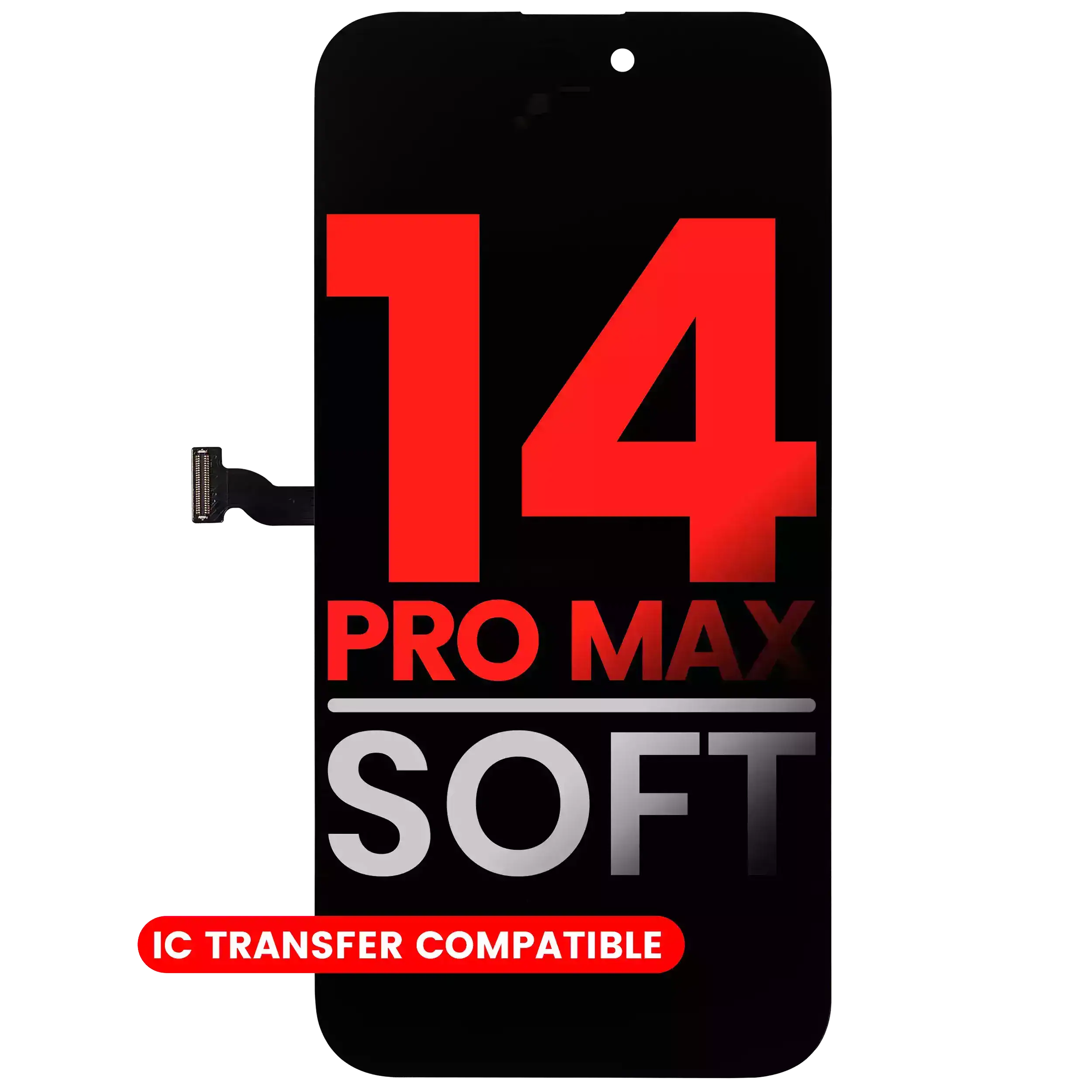 Oled Assembly Compatible For Iphone 14 Pro Max (Aftermarket Plus: Soft)