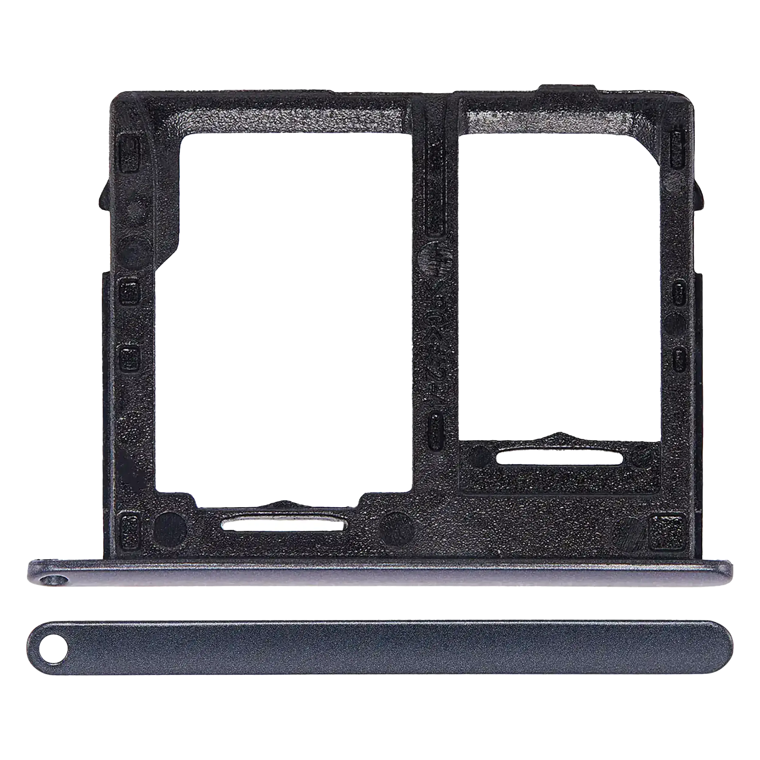 Single Sim Card Tray Compatible For Samsung Galaxy Tab A 10.1" (T515 / T517) (Black)