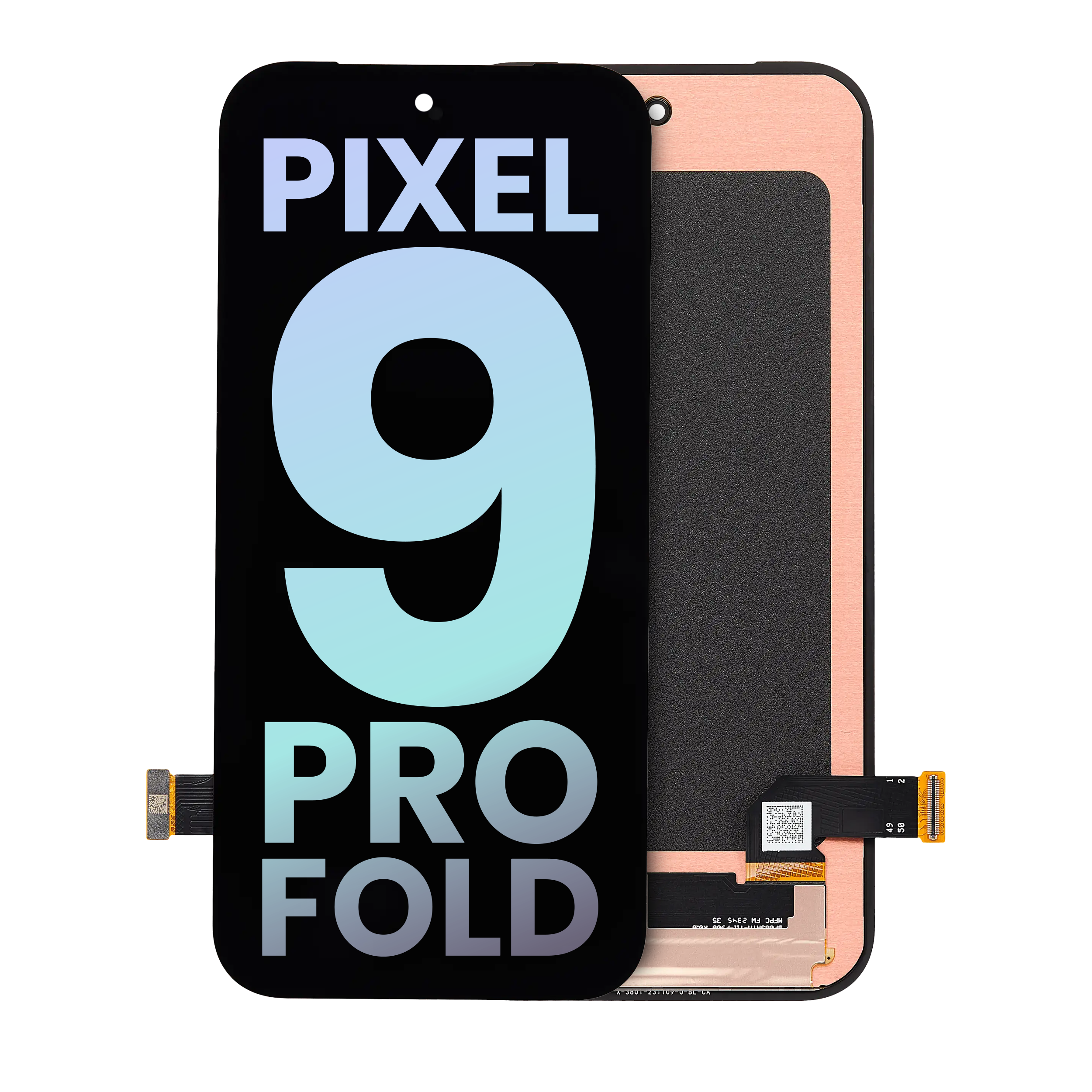 Outer Oled Assembly Without Frame Compatible For Google Pixel 9 Pro Fold (All Colors) (Official - Not Aftermarket)