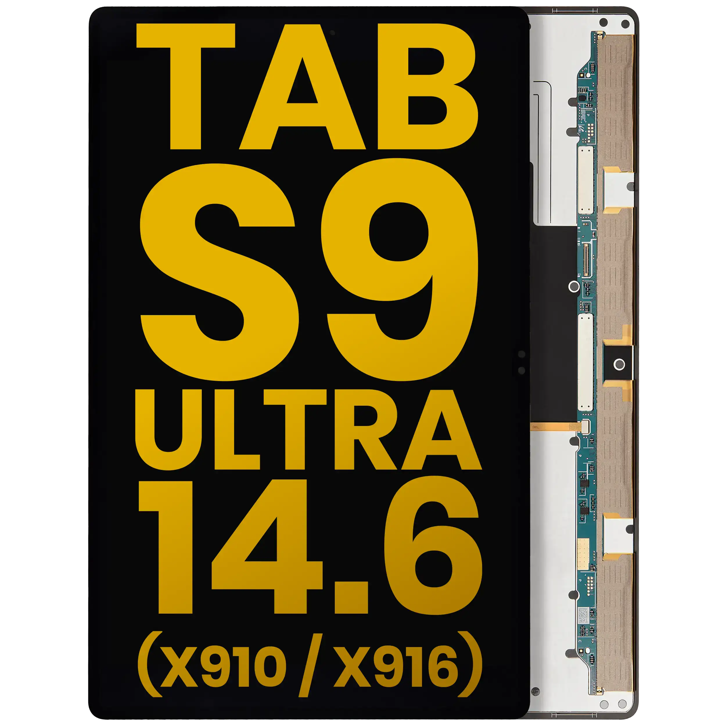 Oled Assembly Without Frame Compatible For Samsung Galaxy Tab S9 Ultra 14.6"  (X910 / X916) (2023) (Refurbished) (All Colors)