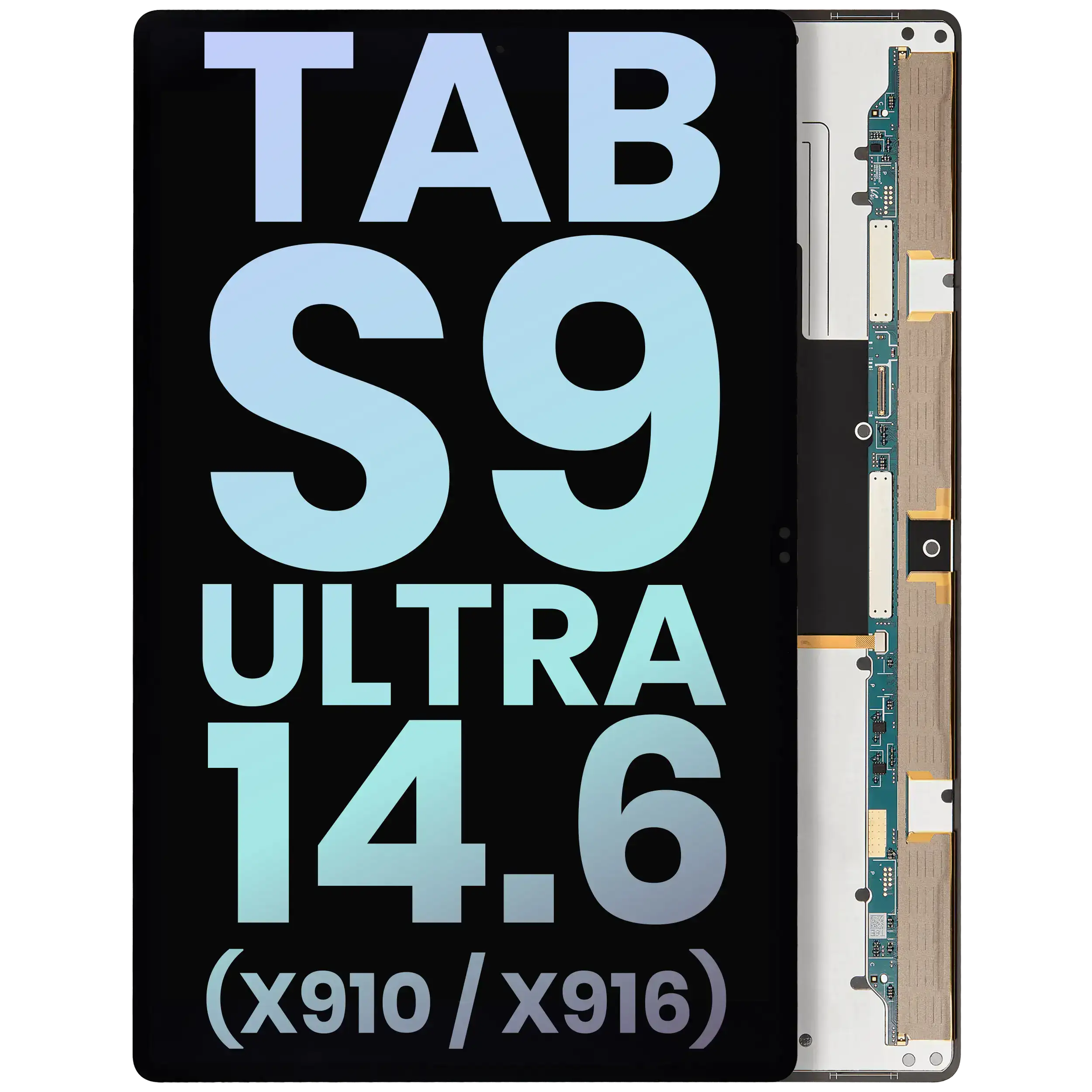 Oled Assembly Without Frame Compatible For Samsung Galaxy Tab S9 Ultra 14.6"  (X910 / X916) (2023) (Service Pack) (All Colors)