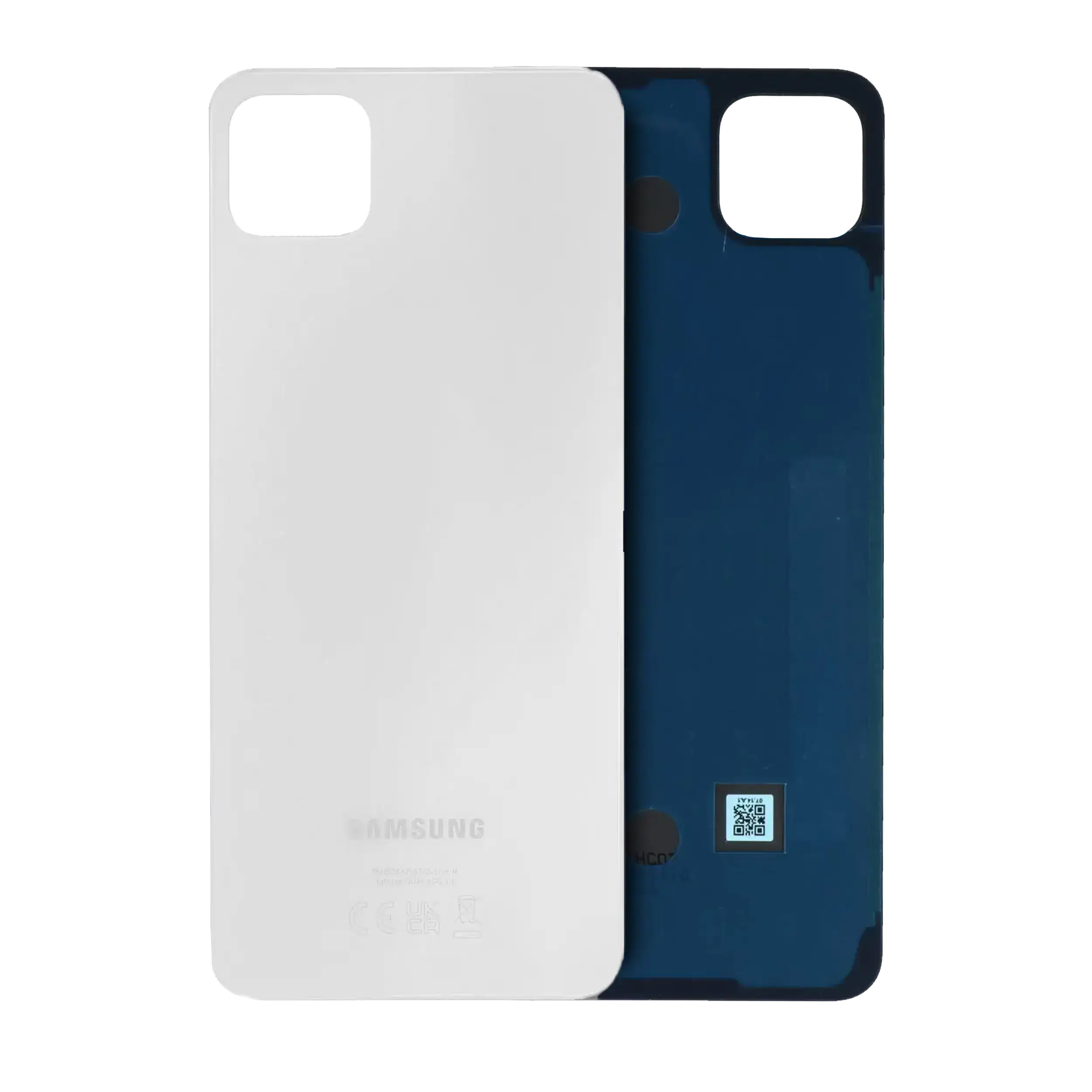 Back Cover Glass Compatible For Samsung Galaxy A22 5G (A226 / 2021) (Service Pack) (White)
