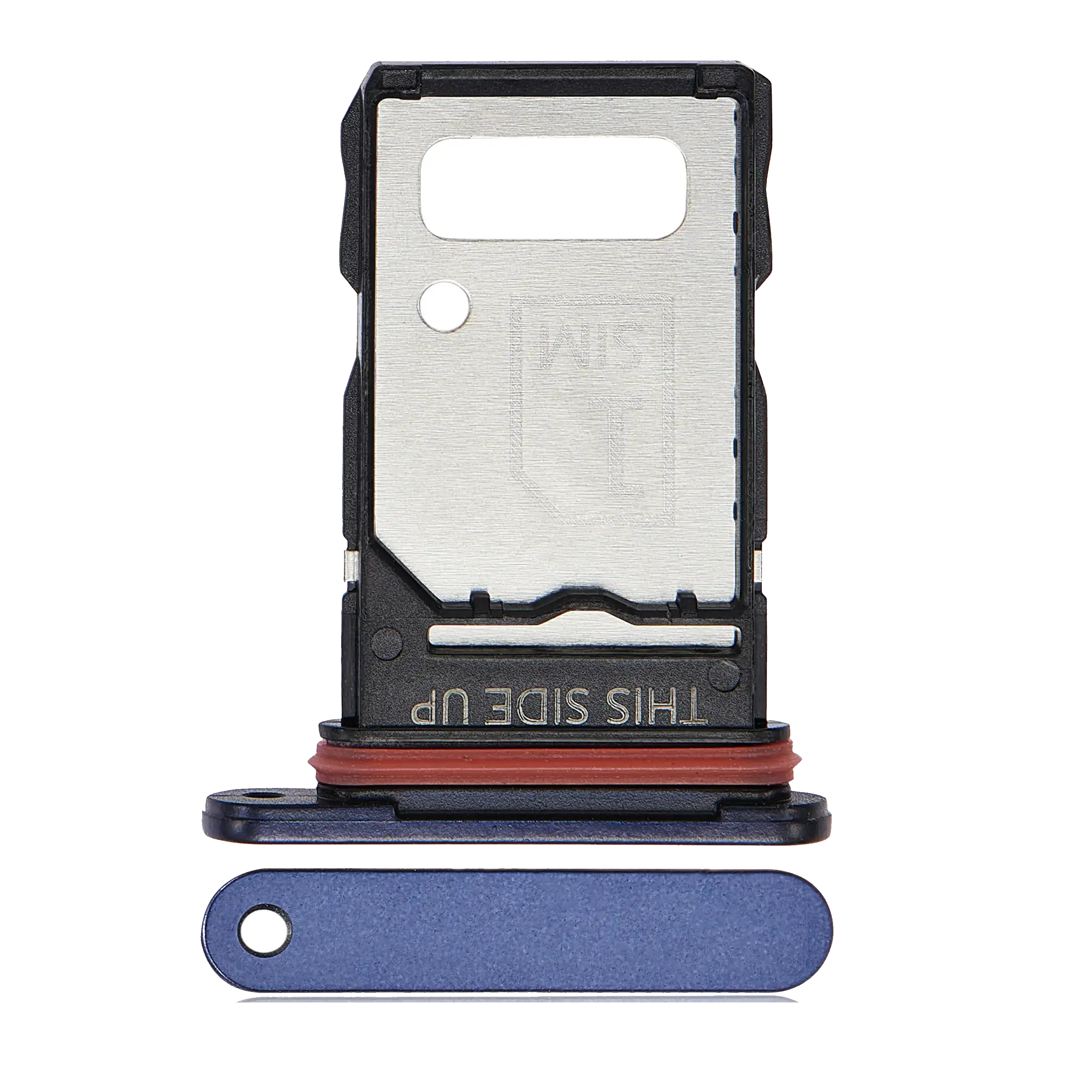Dual Sim Card Tray Compatible For Motorola Moto G200 5G (Xt2175 / 2022) (Stellar Blue)