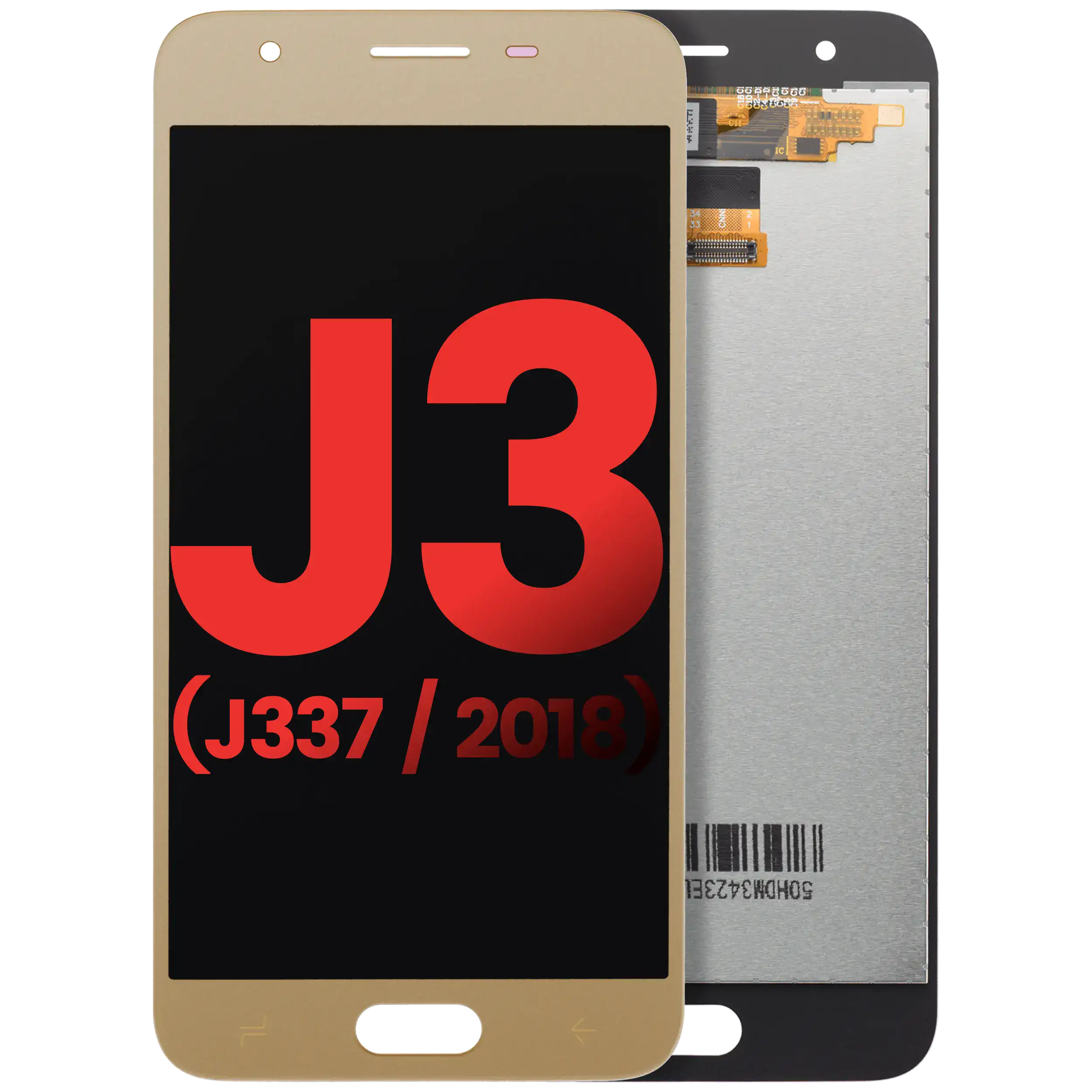 Lcd Assembly Without Frame Compatible For Samsung Galaxy J3 Star / Aura / Amp Prime 3 (J337 / 2018) (Aftermarket Plus) (Gold)