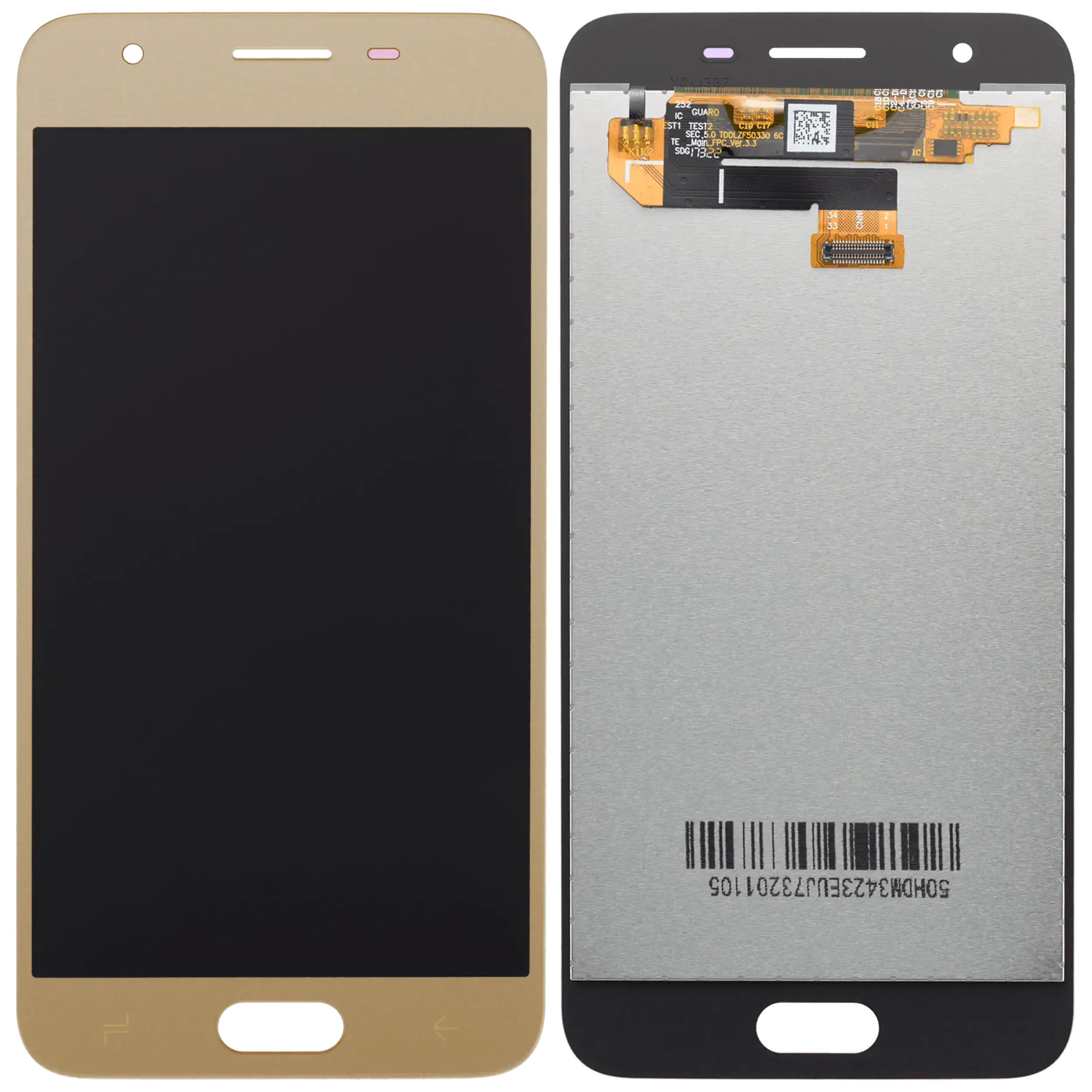 Lcd Assembly Without Frame Compatible For Samsung Galaxy J3 Star / Aura / Amp Prime 3 (J337 / 2018) (Aftermarket Plus) (Gold)