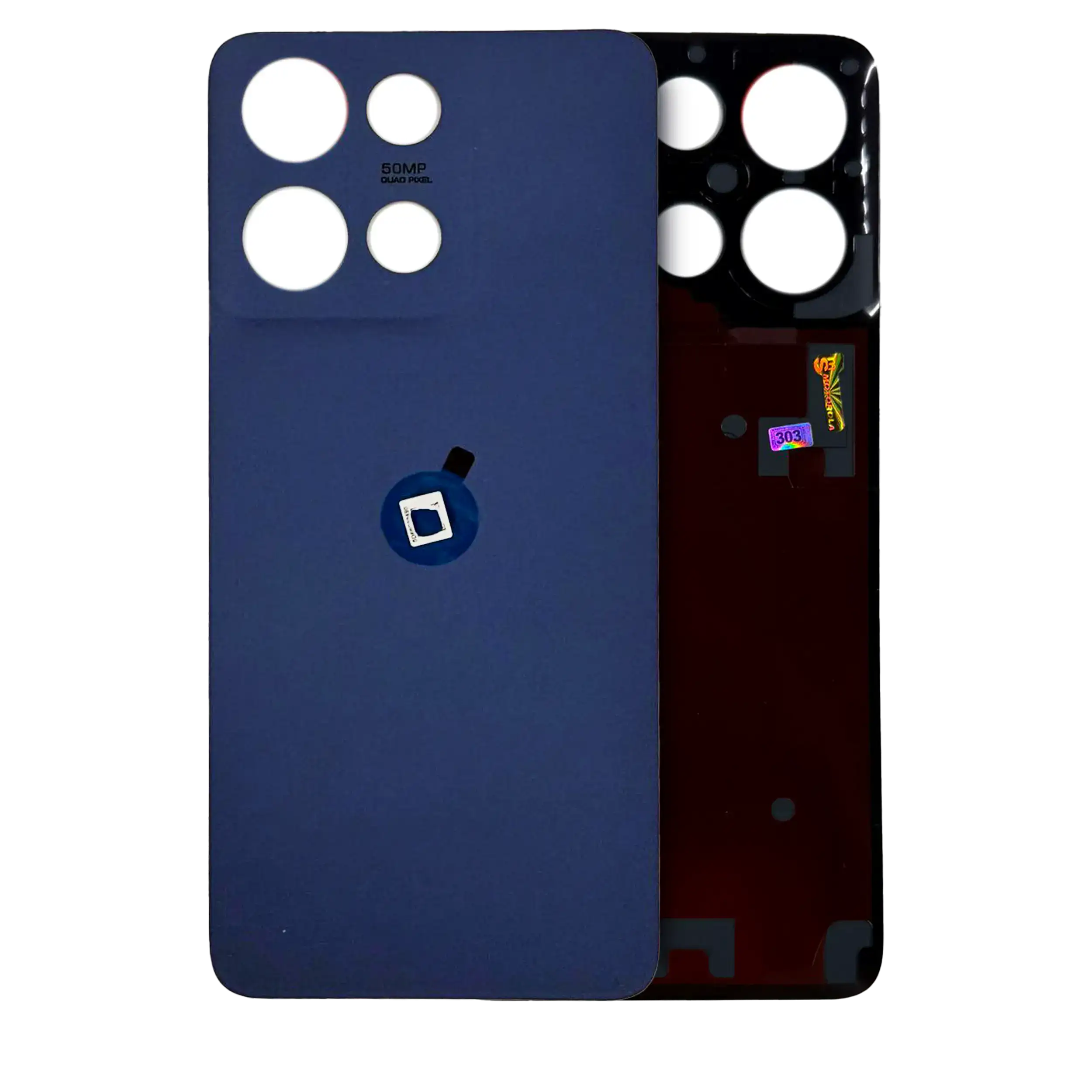 Back Cover Glass Compatible For Motorola Moto G 5G (Xt2513 / 2025) (Official - Not Aftermarket) (Sapphire Blue)