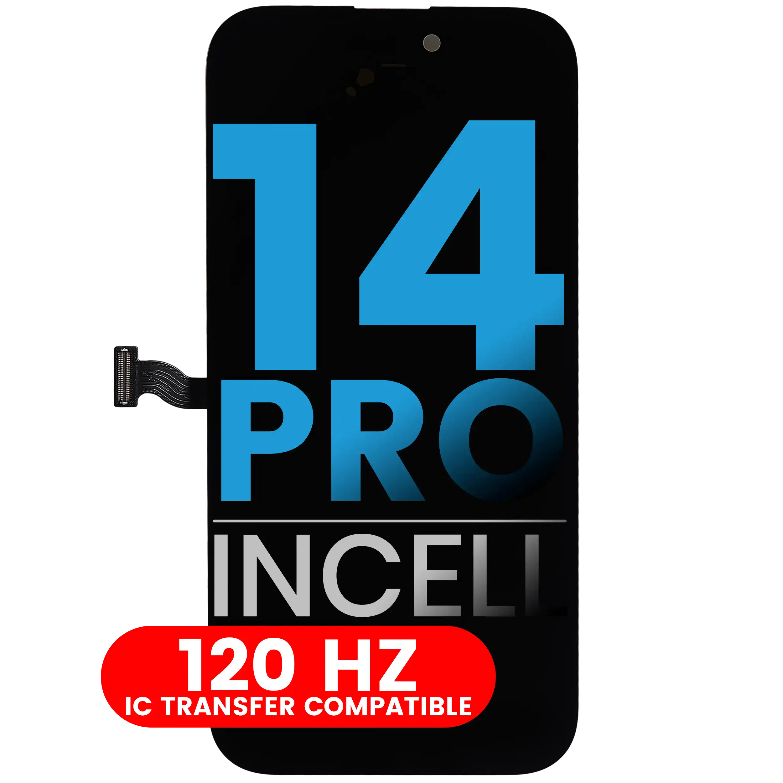 Lcd Assembly Compatible For Iphone 14 Pro (Aftermarket: Aq7 / Incell) (120Hz)