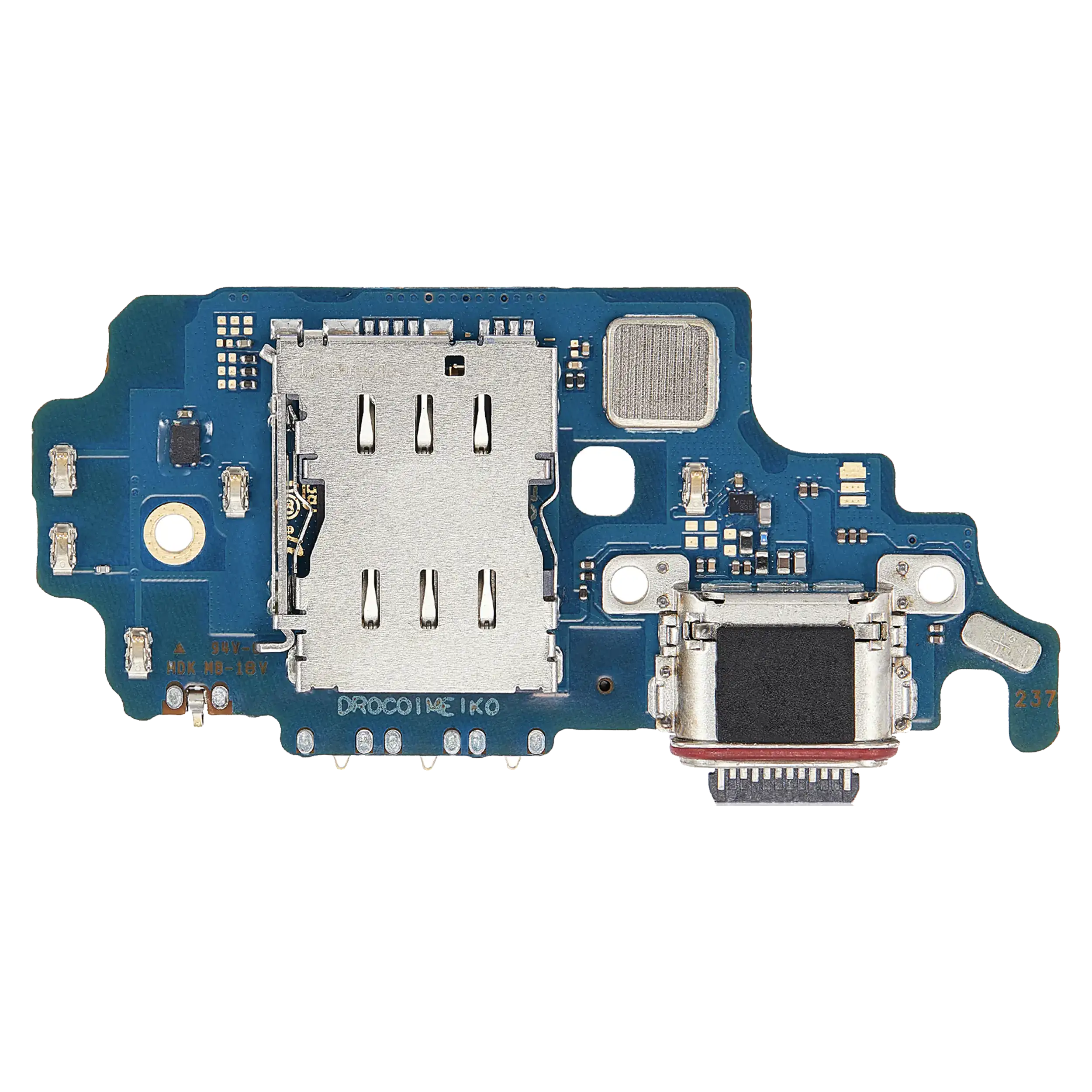Charging Port Board With Sim Card Reader Compatible For Samsung Galaxy S21 Ultra 5G (G9980) (Asia Version) (Premium)