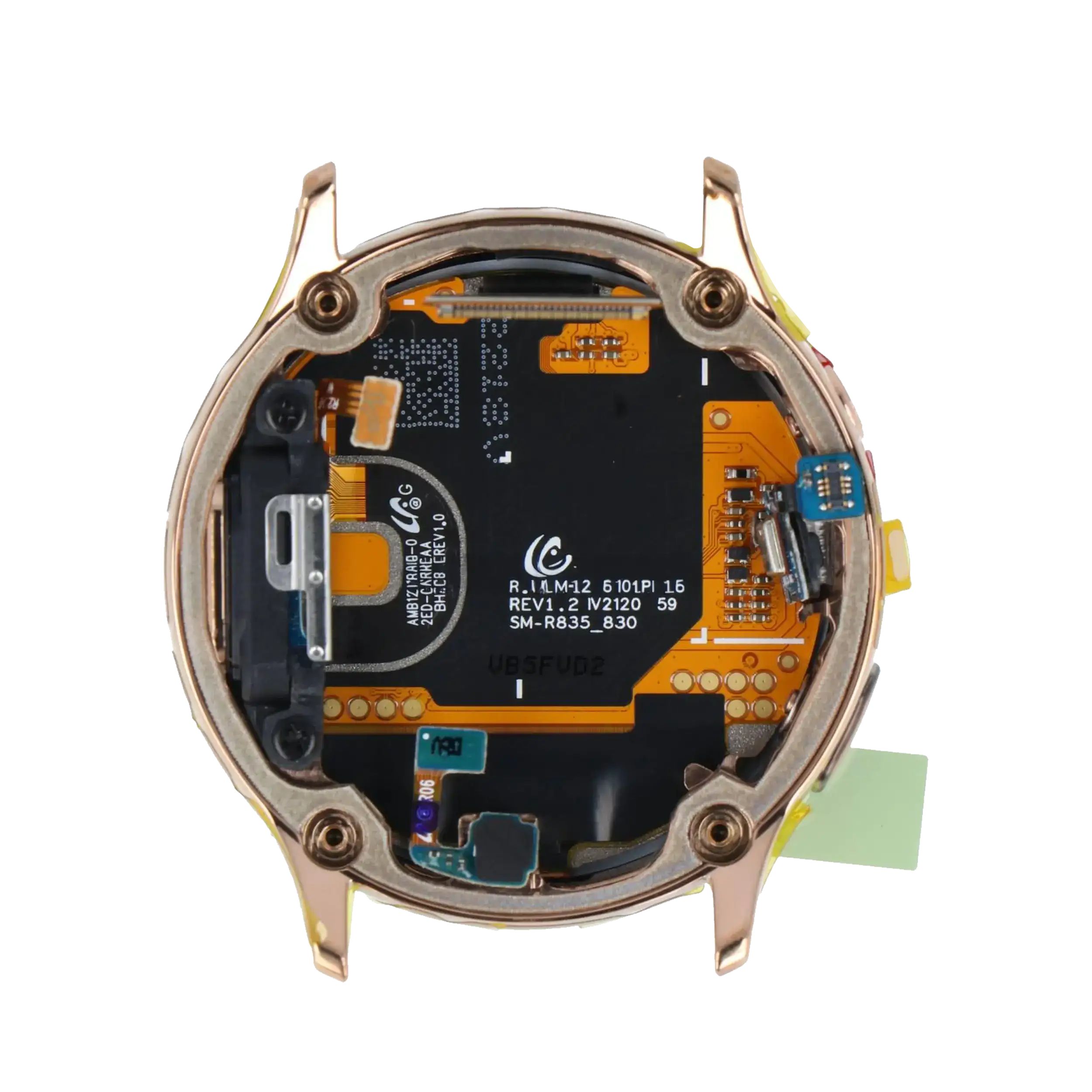 Lcd Assembly Compatible For Samsung Galaxy Watch Active 2 (40Mm) (Lte Version) (Service Pack) (Gold)