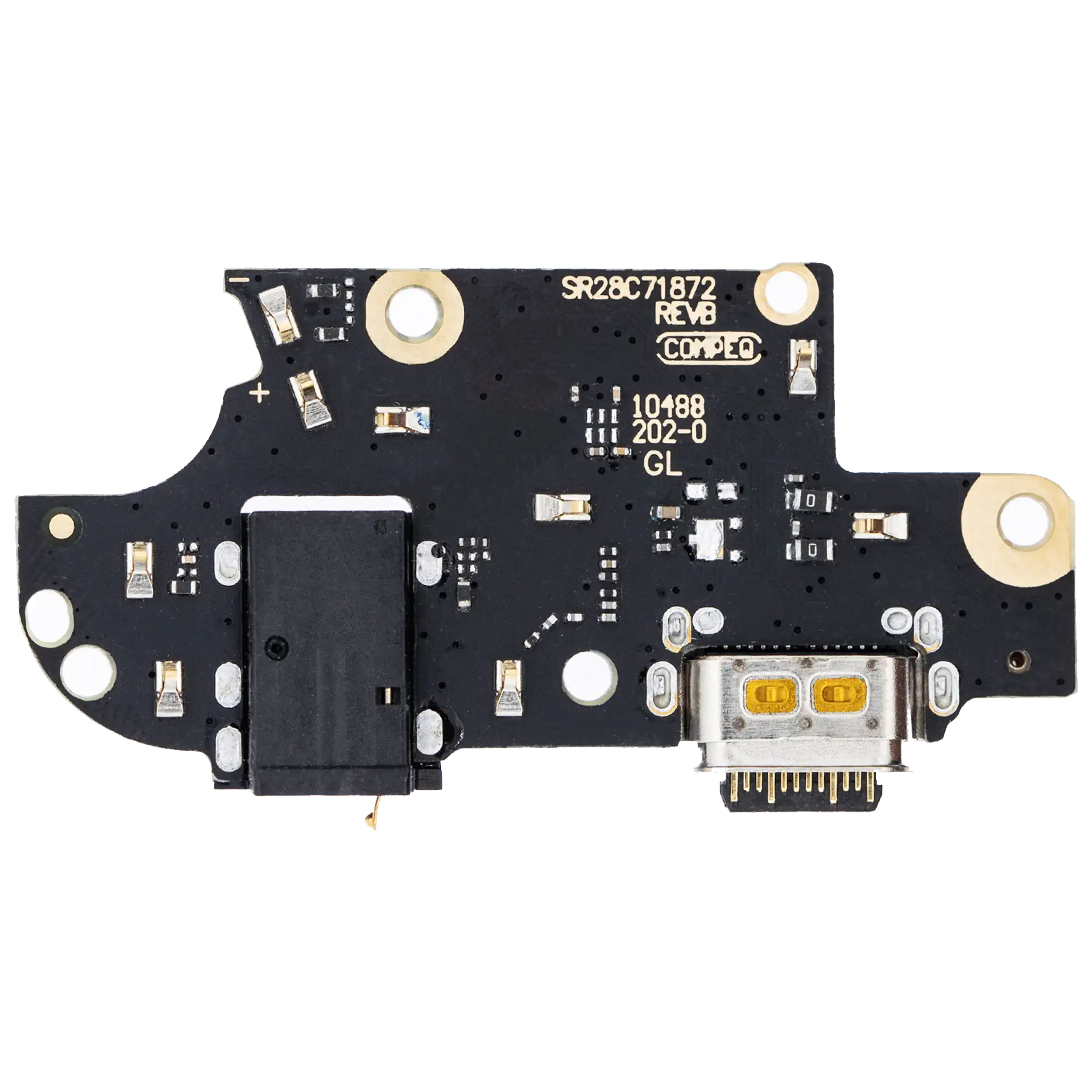 Charging Port Board With Headphone Jack Compatible For Motorola One 5G (Xt2075 / 2020) (Aftermarket Plus)