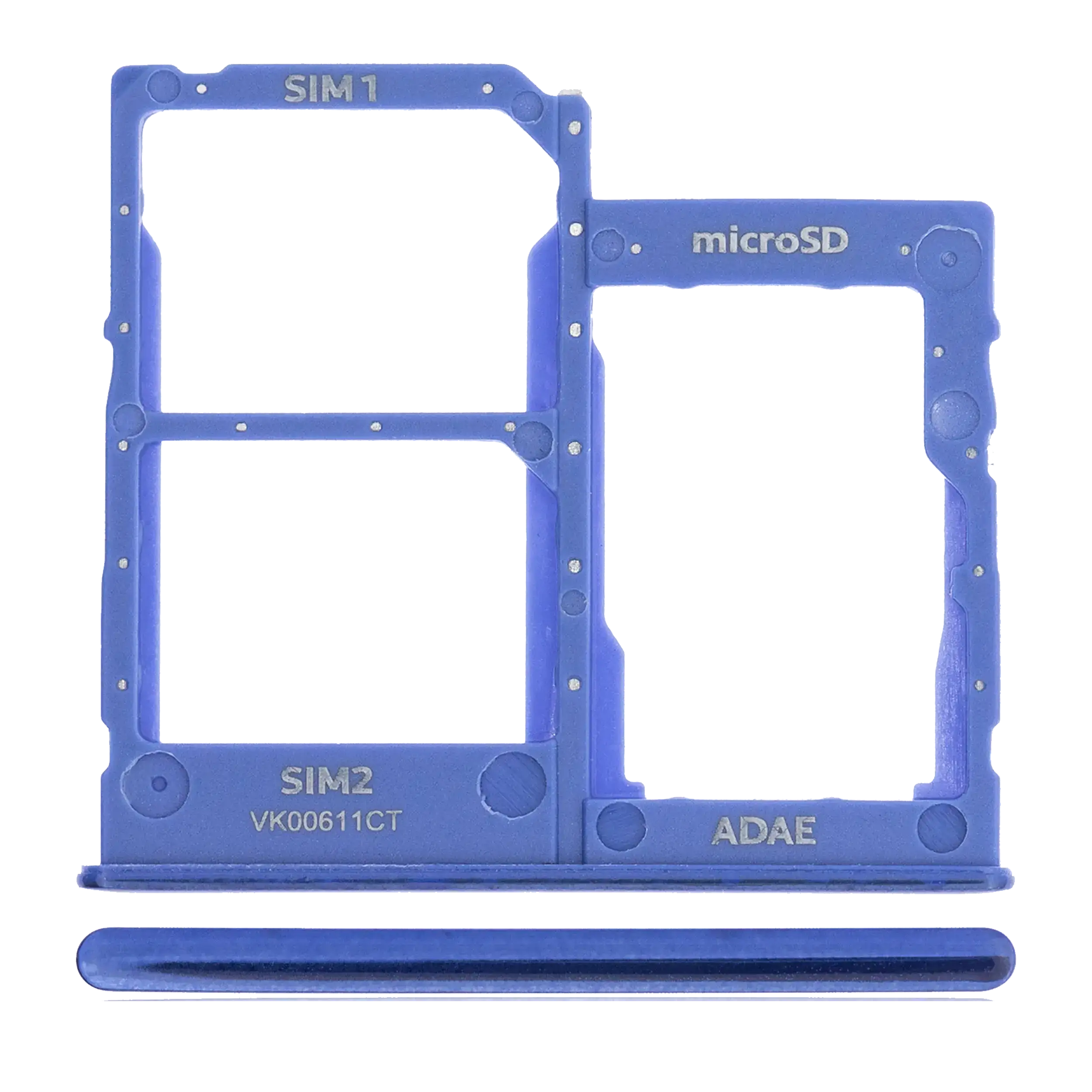 Dual Sim Card Tray Compatible For Samsung Galaxy A41 (A415 / 2020) (Prism Crush Blue)