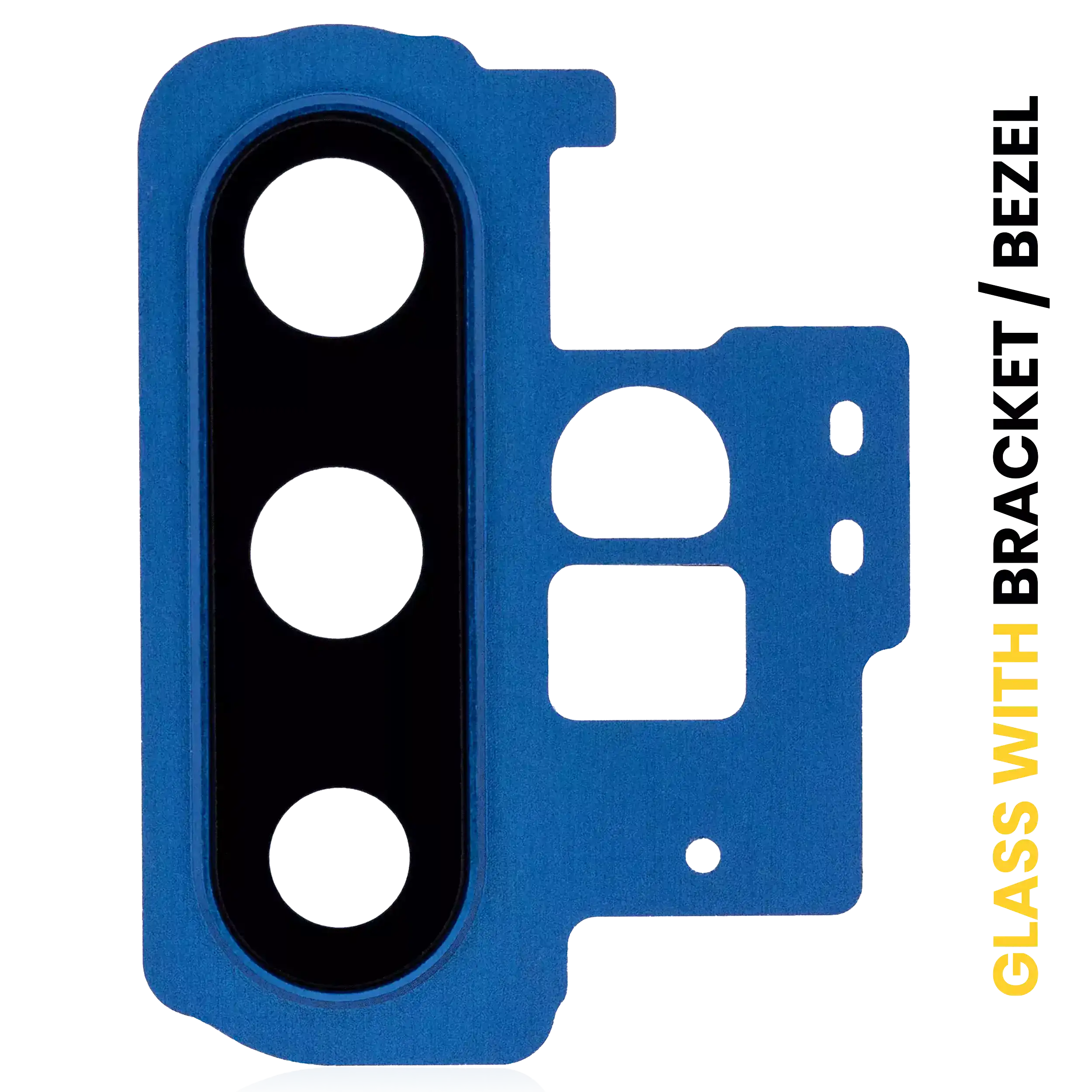 Back Camera Lens With Bracket / Bezel Compatible For Samsung Galaxy Note 10 Plus / 5G (Aura Blue)