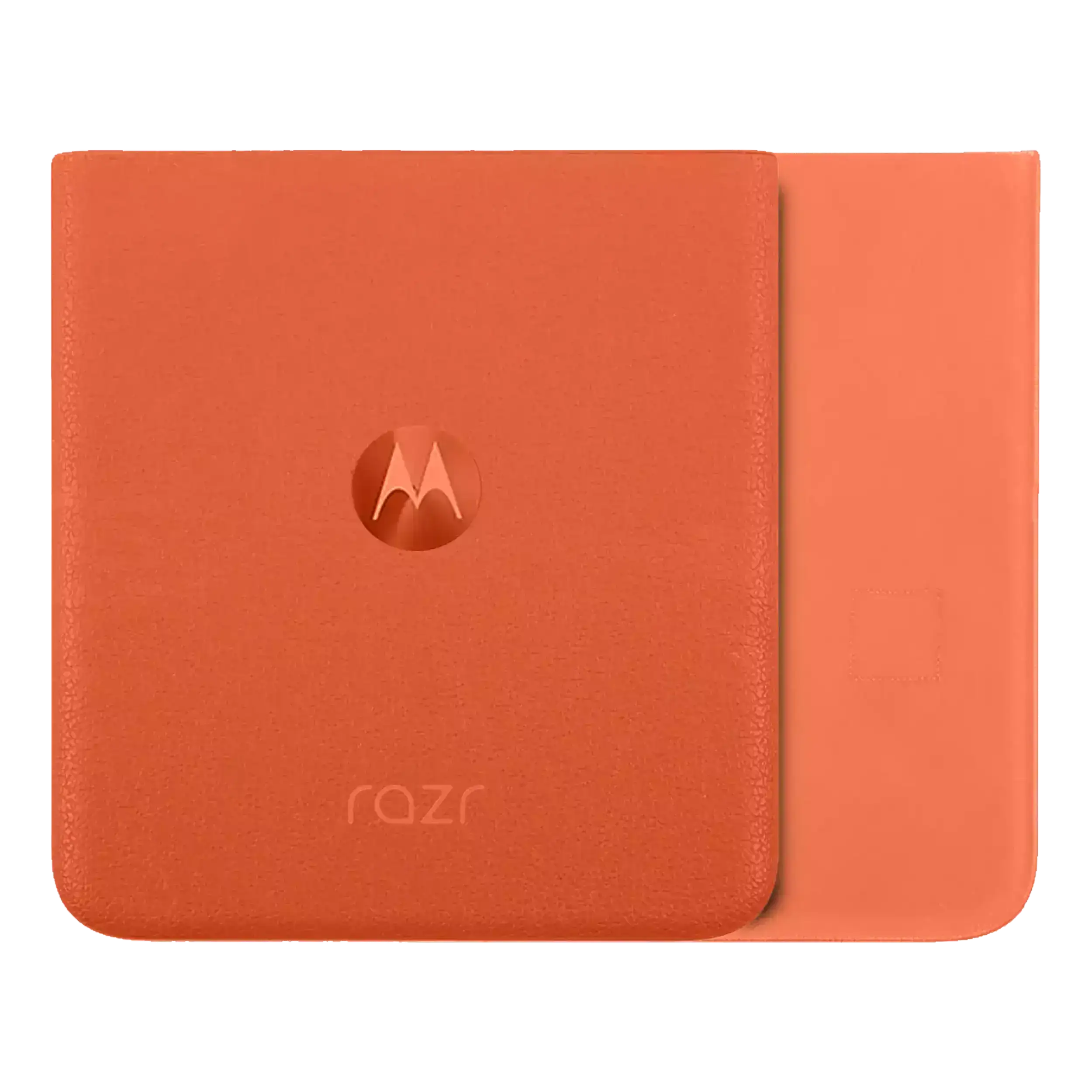 Back Cover Glass Compatible For Motorola Razr / Razr 50 (Xt2453 / 2024) (Official - Not Aftermarket) (Spritz Orange)