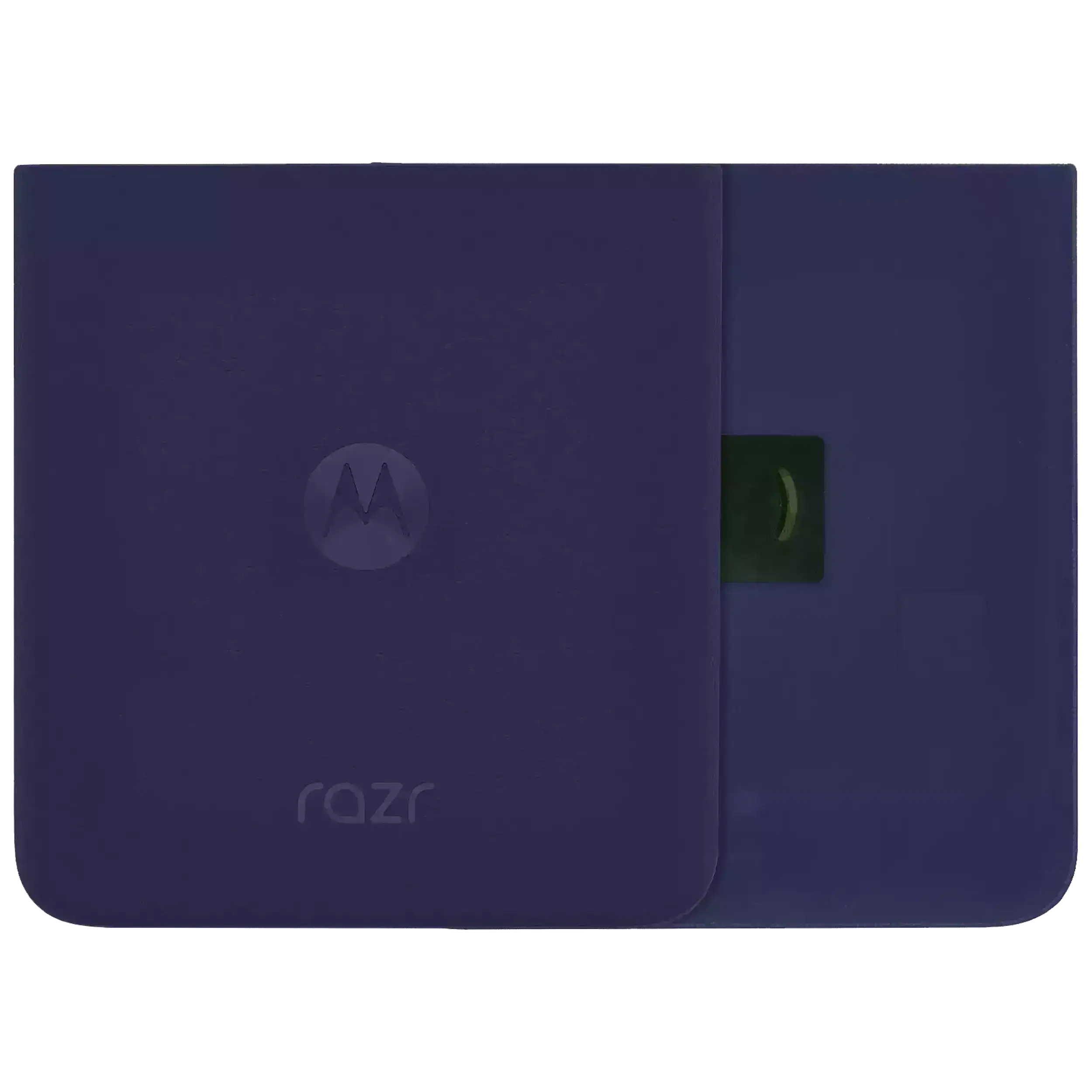 Back Cover Glass Compatible For Motorola Razr Plus / Razr 50 Ultra (Xt2451 / 2024) (Official - Not Aftermarket) (Midnight Blue)