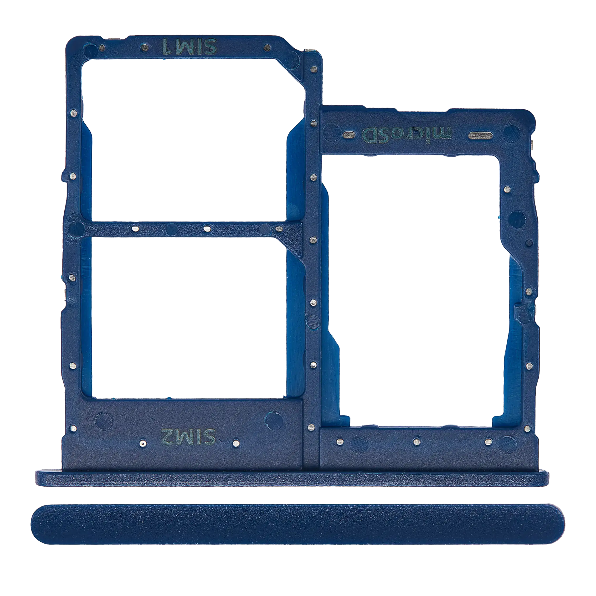 Dual Sim Card Tray Compatible For Samsung Galaxy A01 Core (A013 / 2020) (Blue)