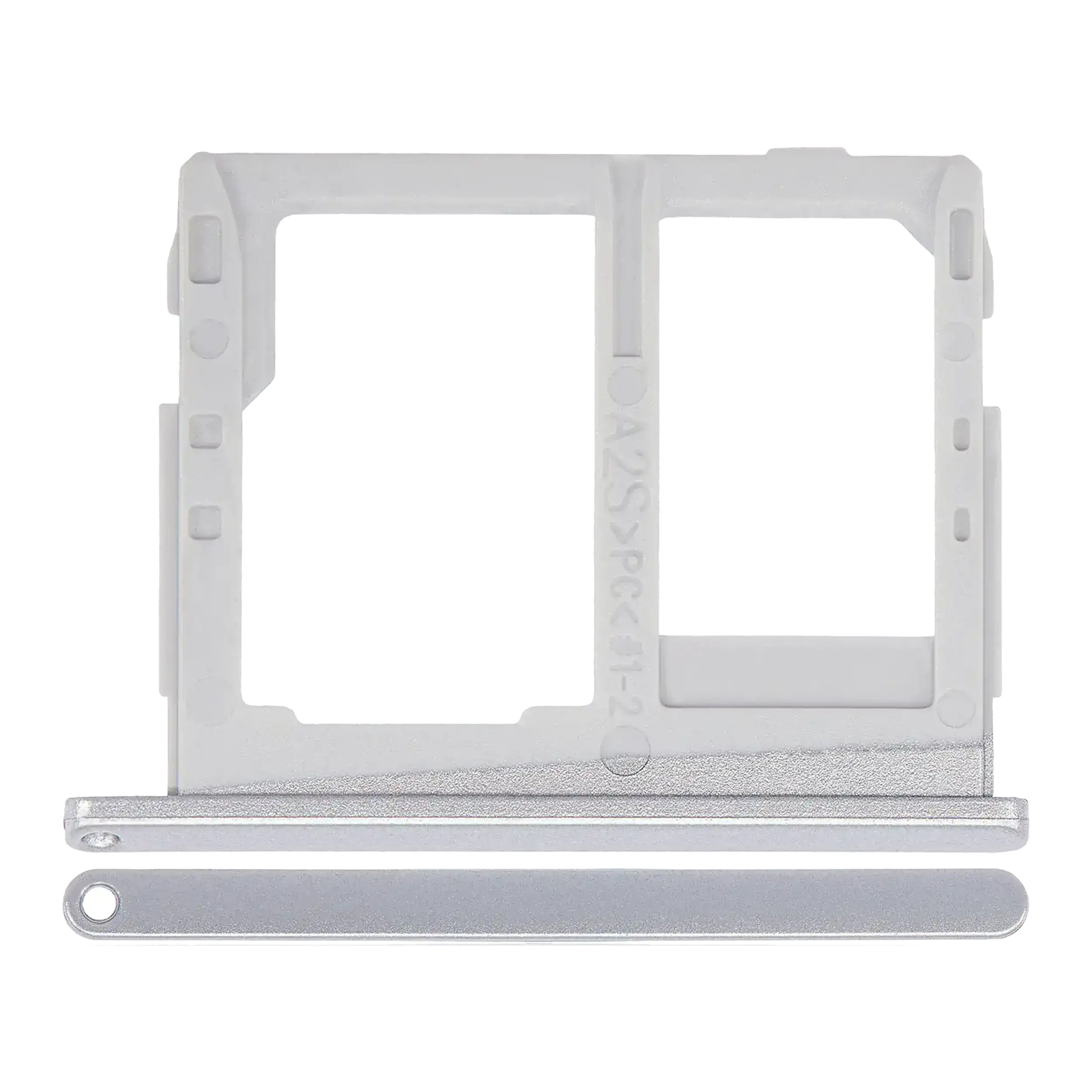 Sim Card Tray Compatible For Samsung Galaxy Tab A 8.0" (2017) (T385 / T387) (Cellular Version) (Silver)
