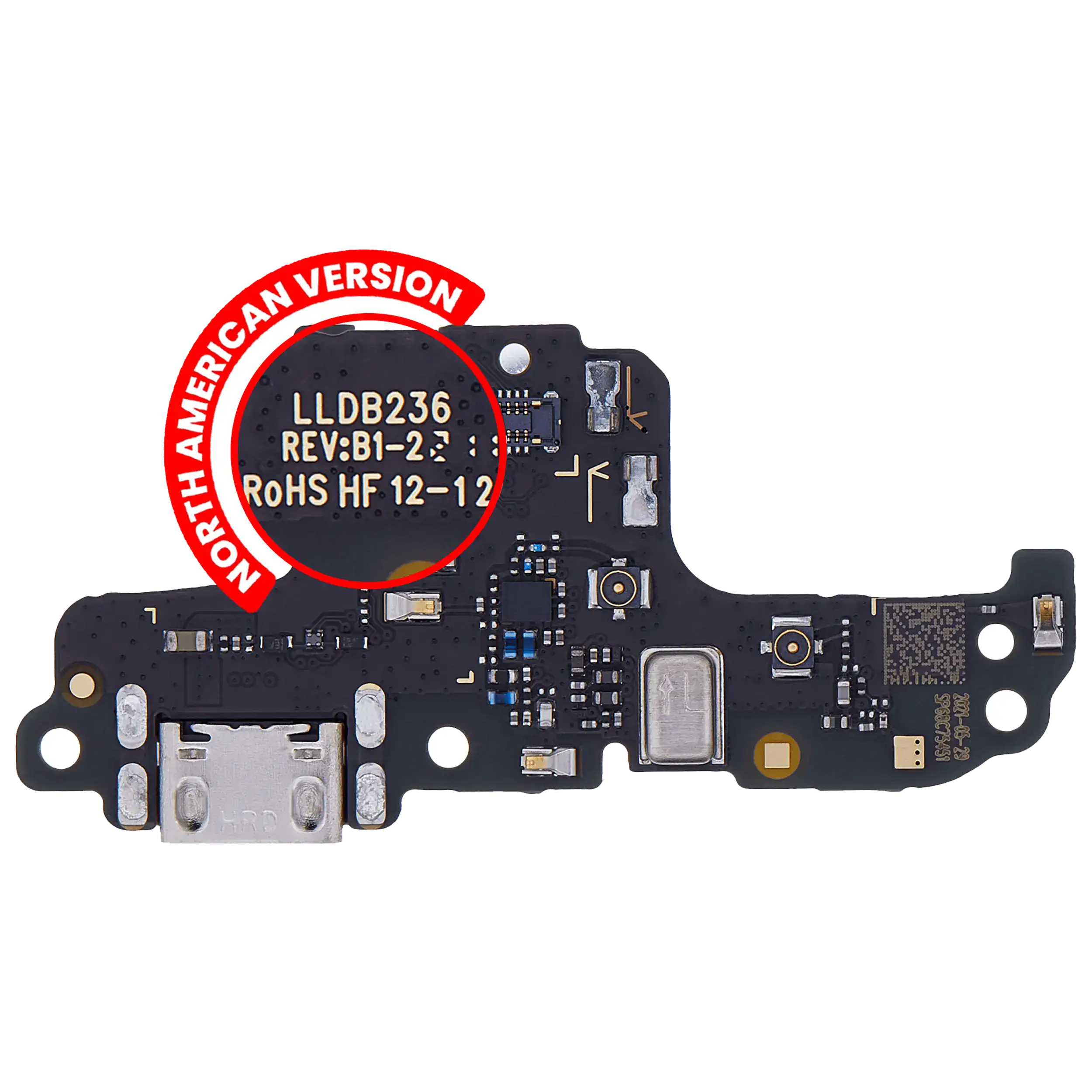 Charging Port Board Compatible For Motorola Moto E (Xt2052 / 2020) (Us Version) (Official - Not Aftermarket)
