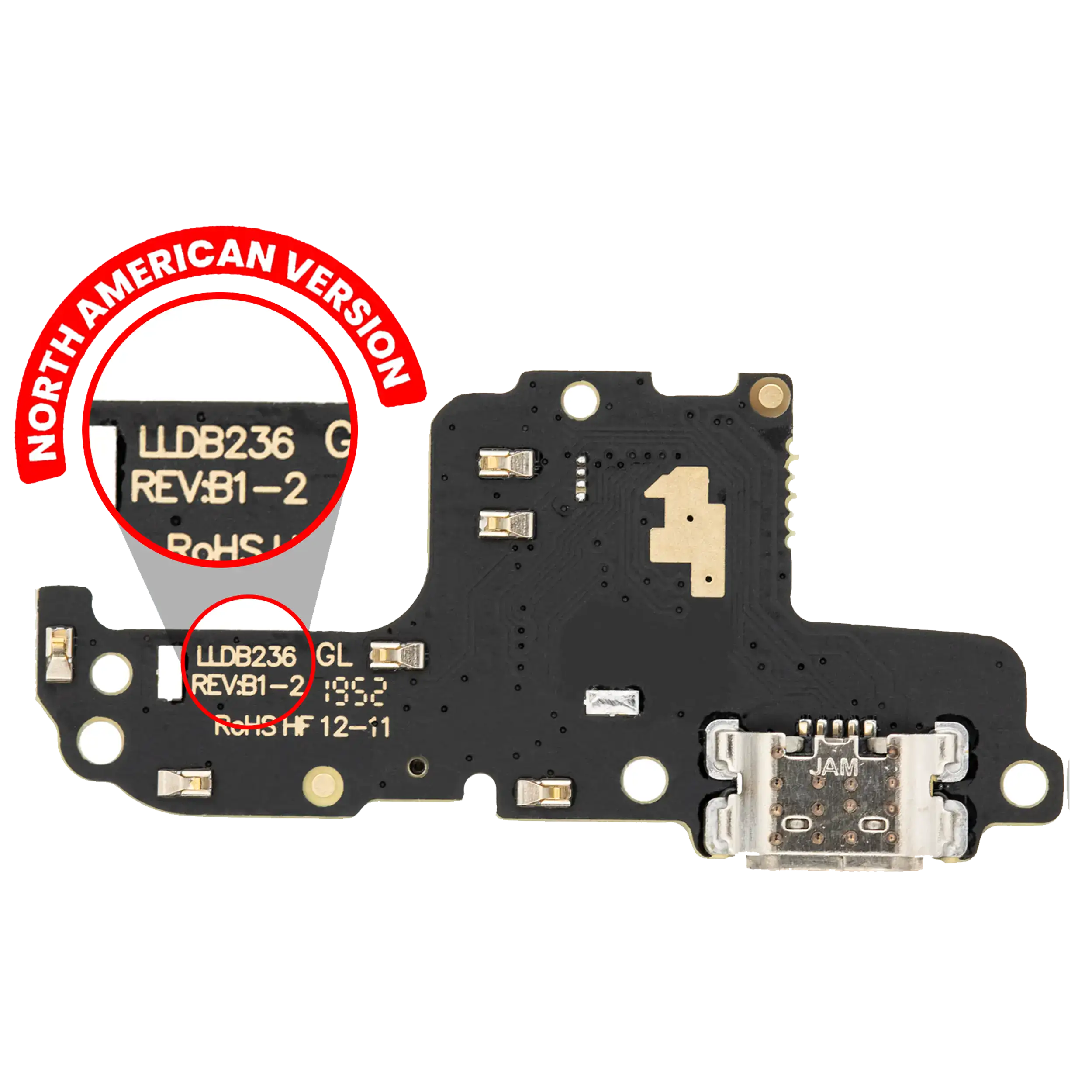 Charging Port Board Compatible For Motorola Moto E (Xt2052 / 2020) (Us Version)