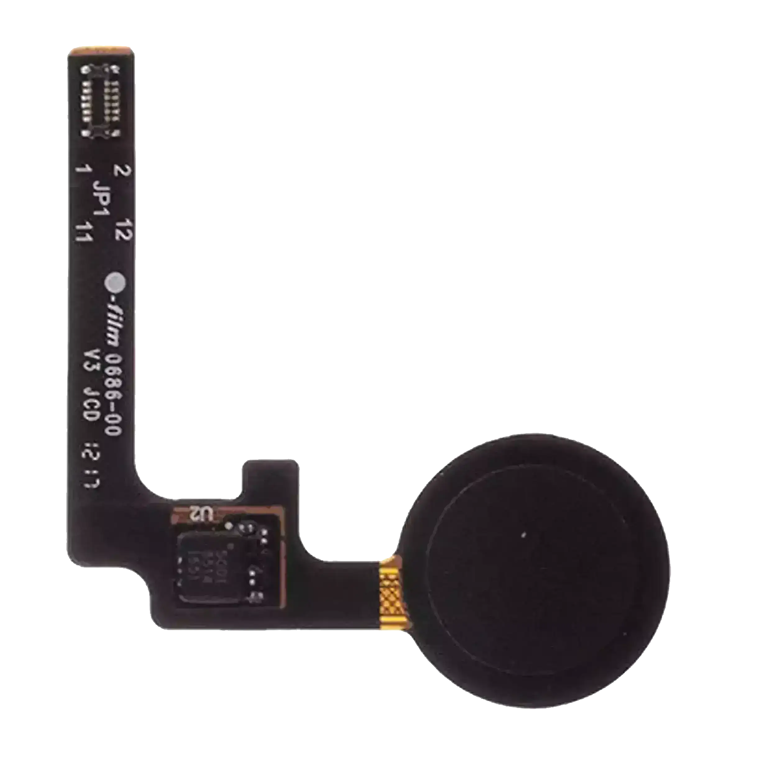 Fingerprint Sensor Flex Compatible For Google Pixel 2 (Just Black)