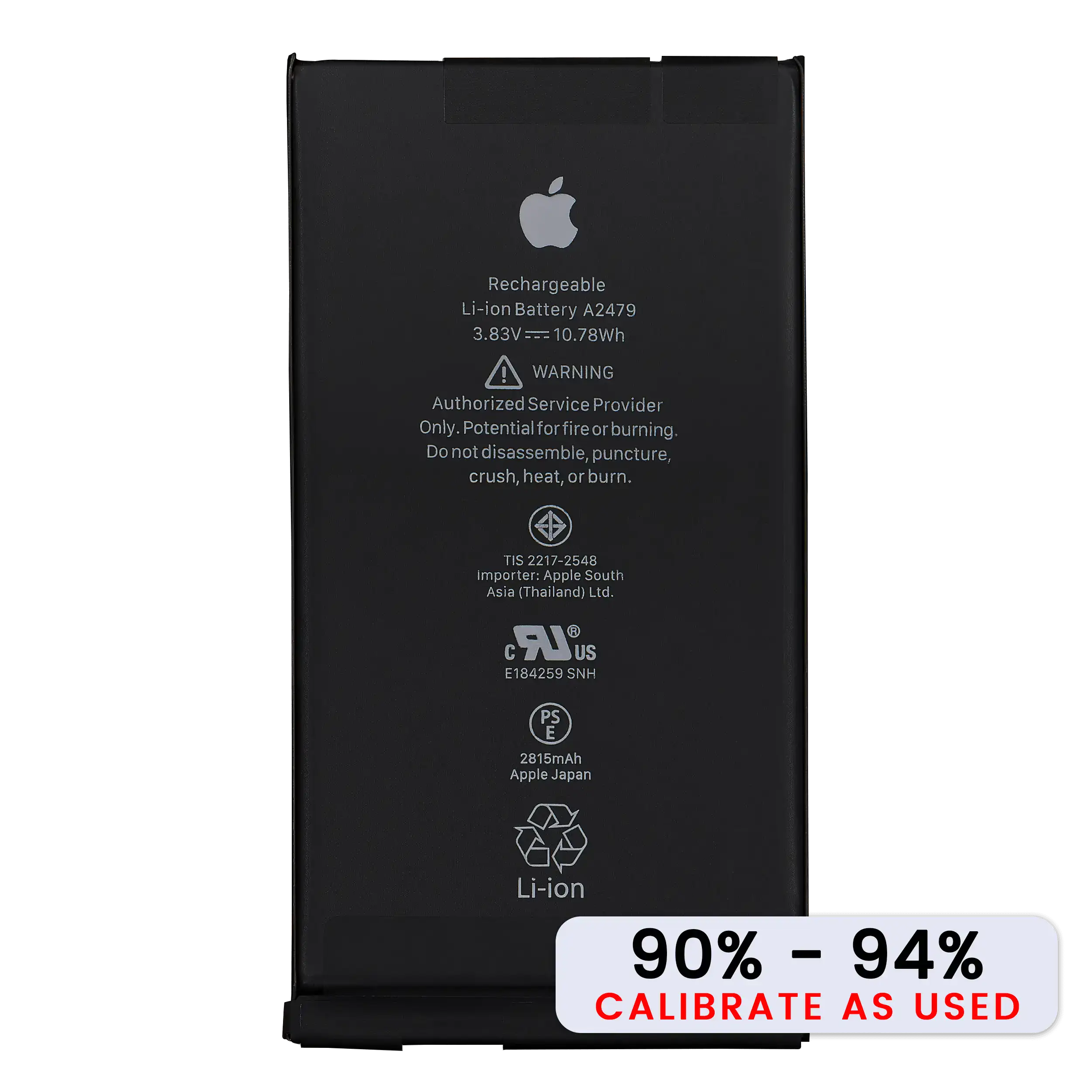 Replacement Battery for iPhone 12 / 12 Pro (Used OEM Pull: Grade C