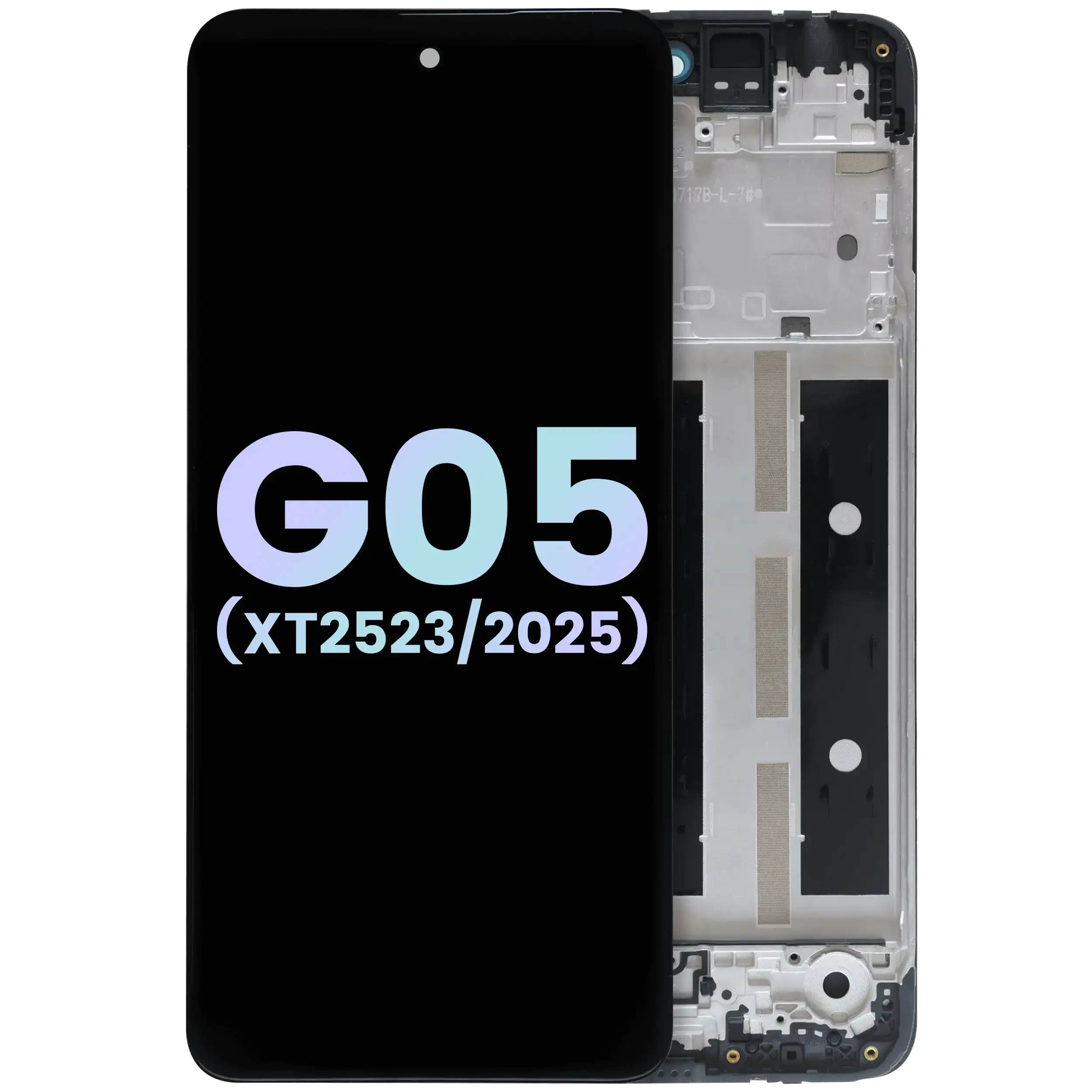 LCD Assembly With Frame For Motorola Moto G05 (XT2523 /2025) (Genuine OEM) (All Colors)