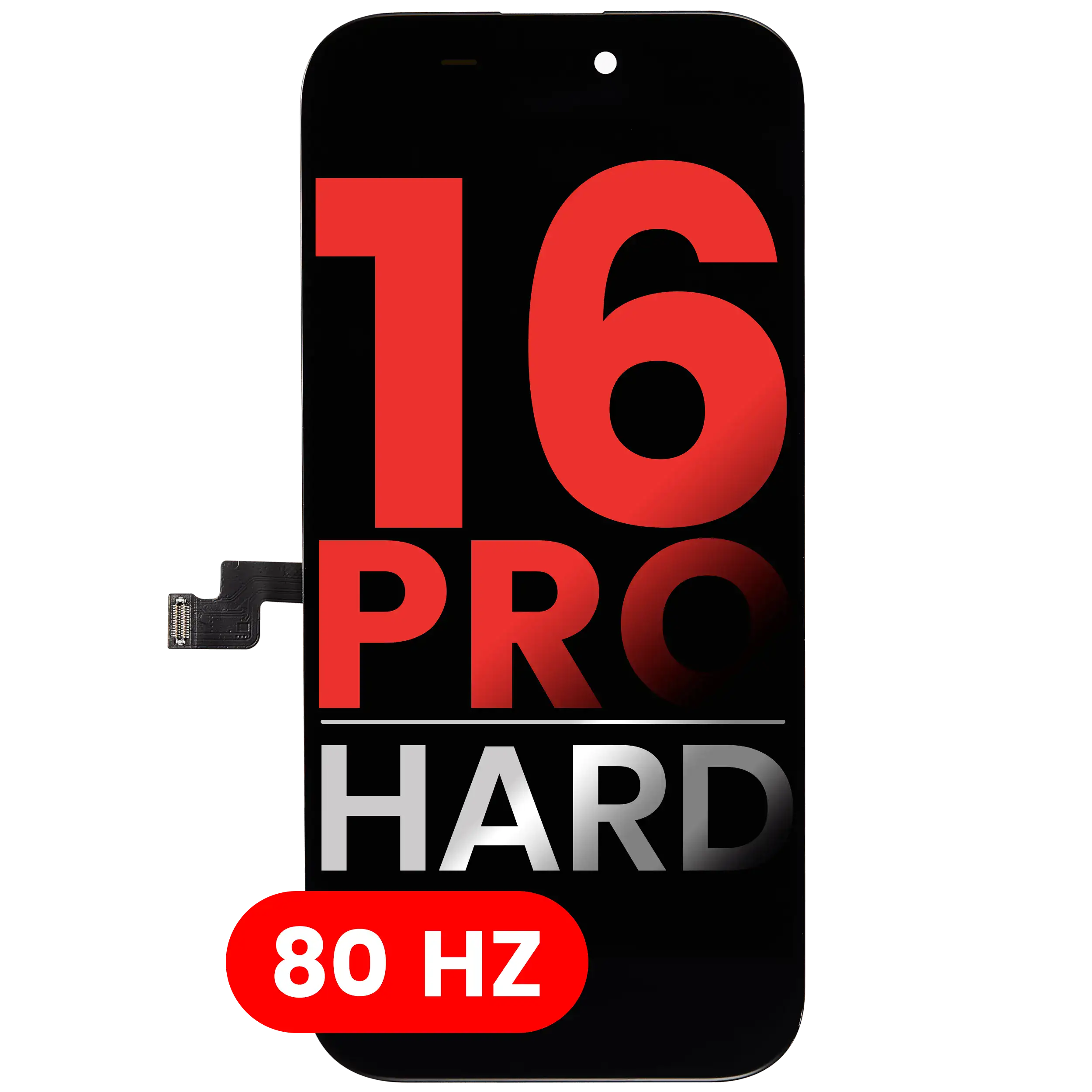 OLED Assembly For iPhone 16 Pro (Aftermarket Plus: Hard) (80Hz) - USA