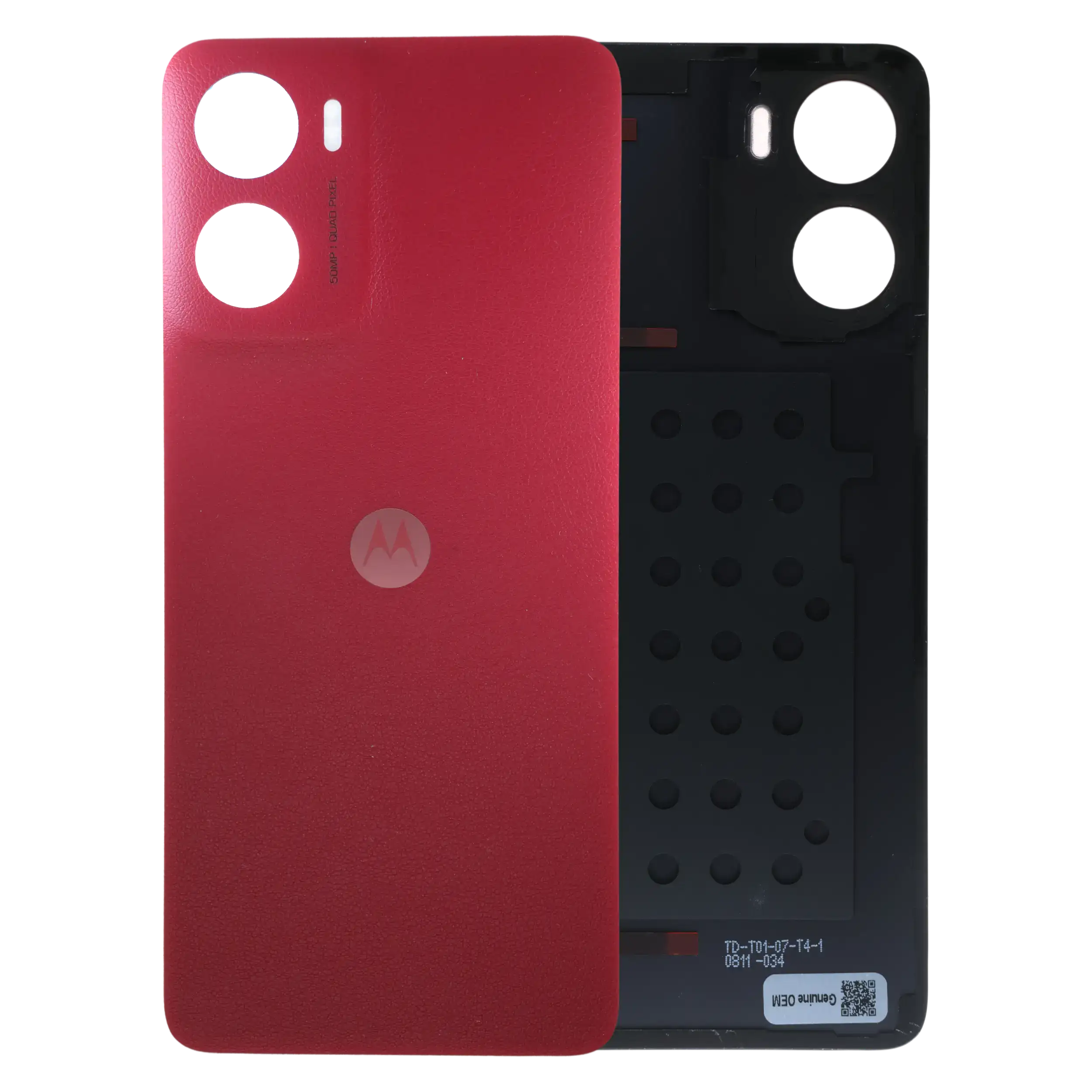 Back Cover Glass For Motorola Moto G05 (XT2523 /2025) (Genuine OEM) (Plum Red)