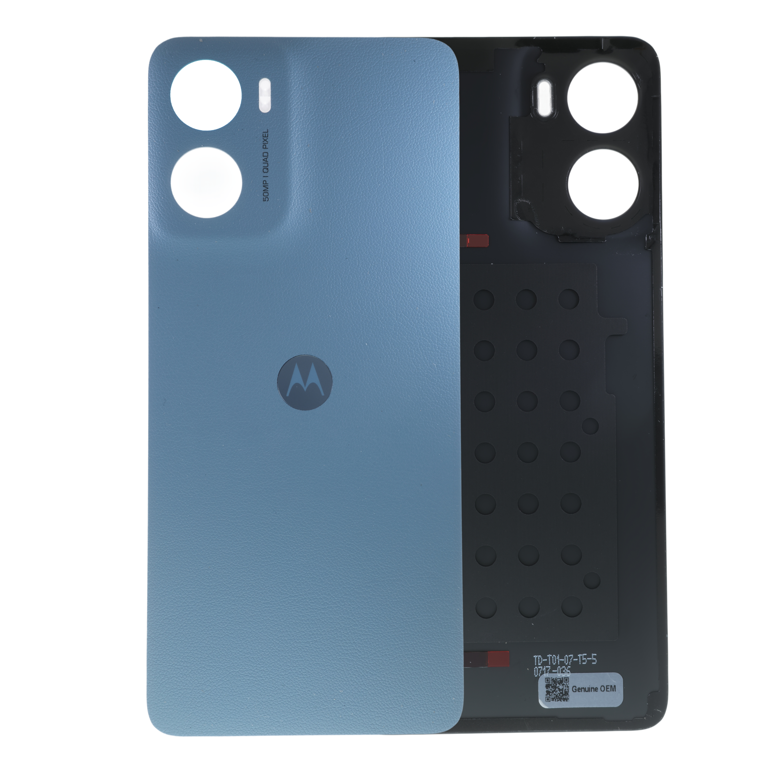 Back Cover Glass For Motorola Moto G05 (XT2523 /2025) (Genuine OEM) (Misty Blue)