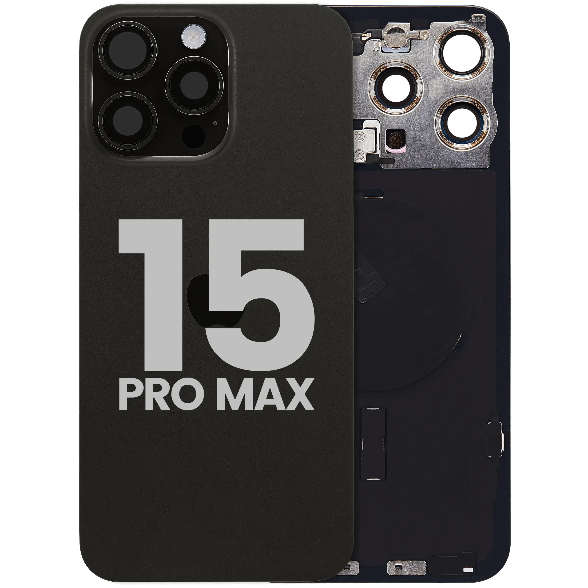 Back Glass w/ MagSafe Magnet & NFC & Flashlight Flex For iPhone 15
