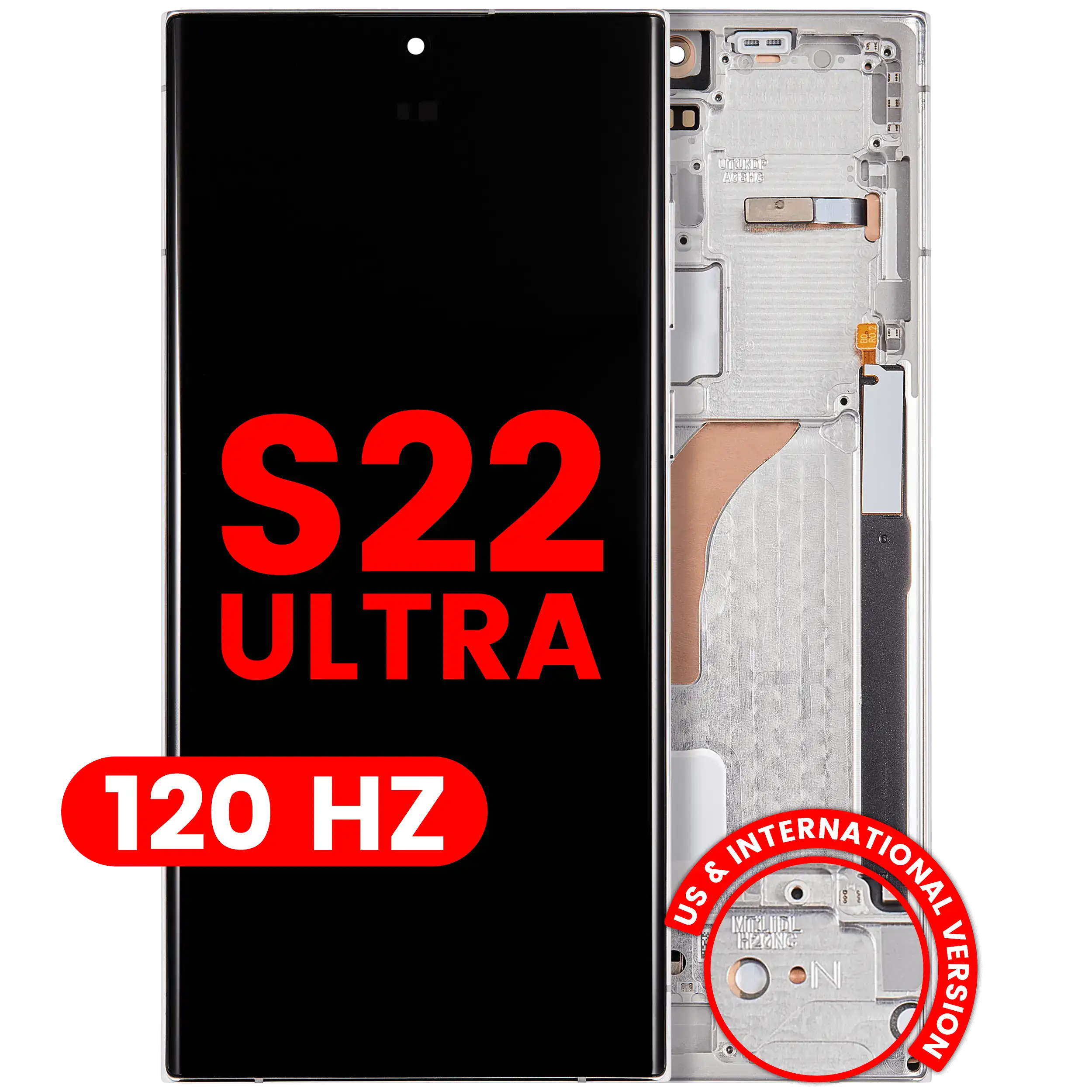 OLED Assembly With Frame For Samsung Galaxy S22 Ultra 5G (US