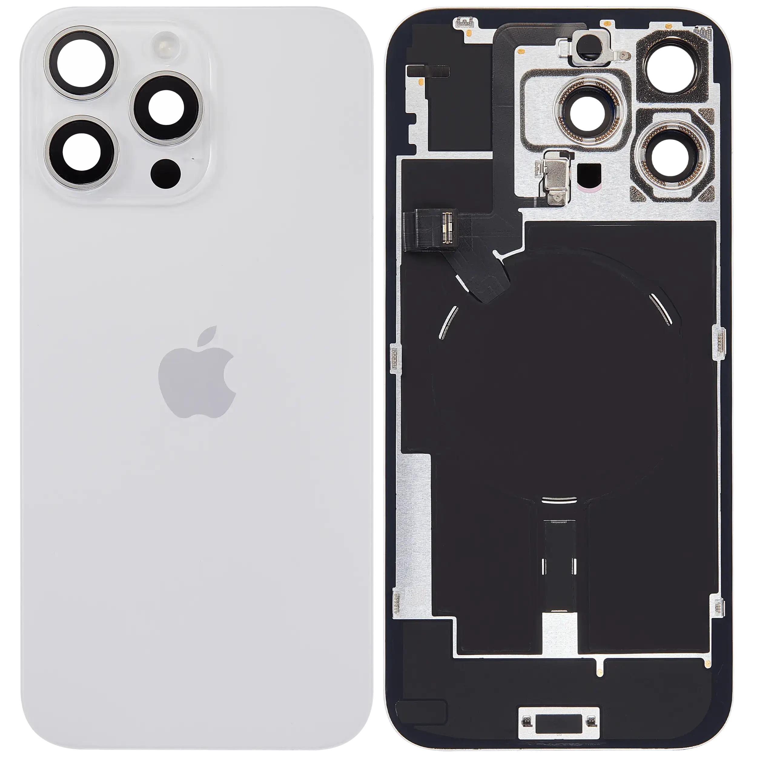 Back Glass w/ MagSafe Magnet & NFC & Flashlight Flex For iPhone 16