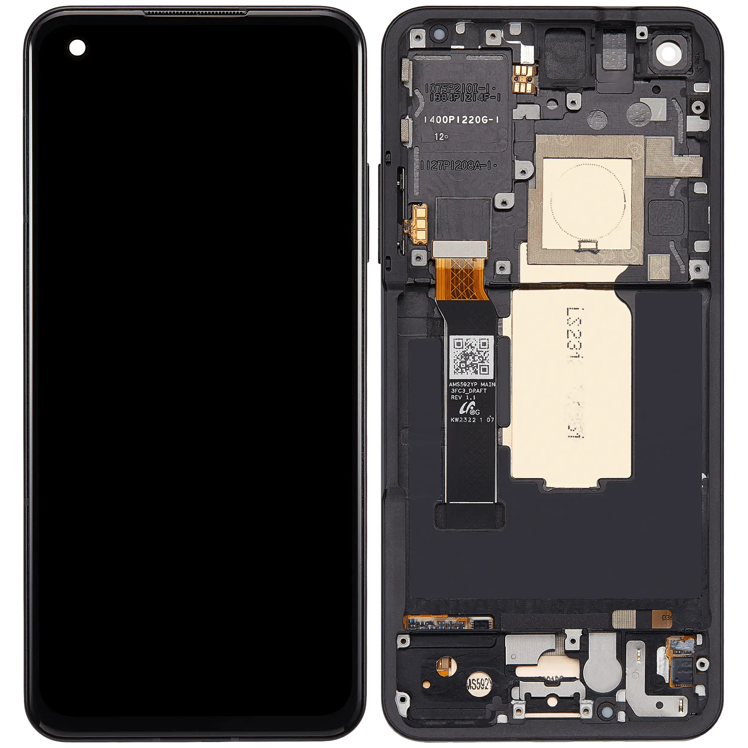 LCD Assembly with Frame For Asus ZenFone 10 (Refurbished) - USA