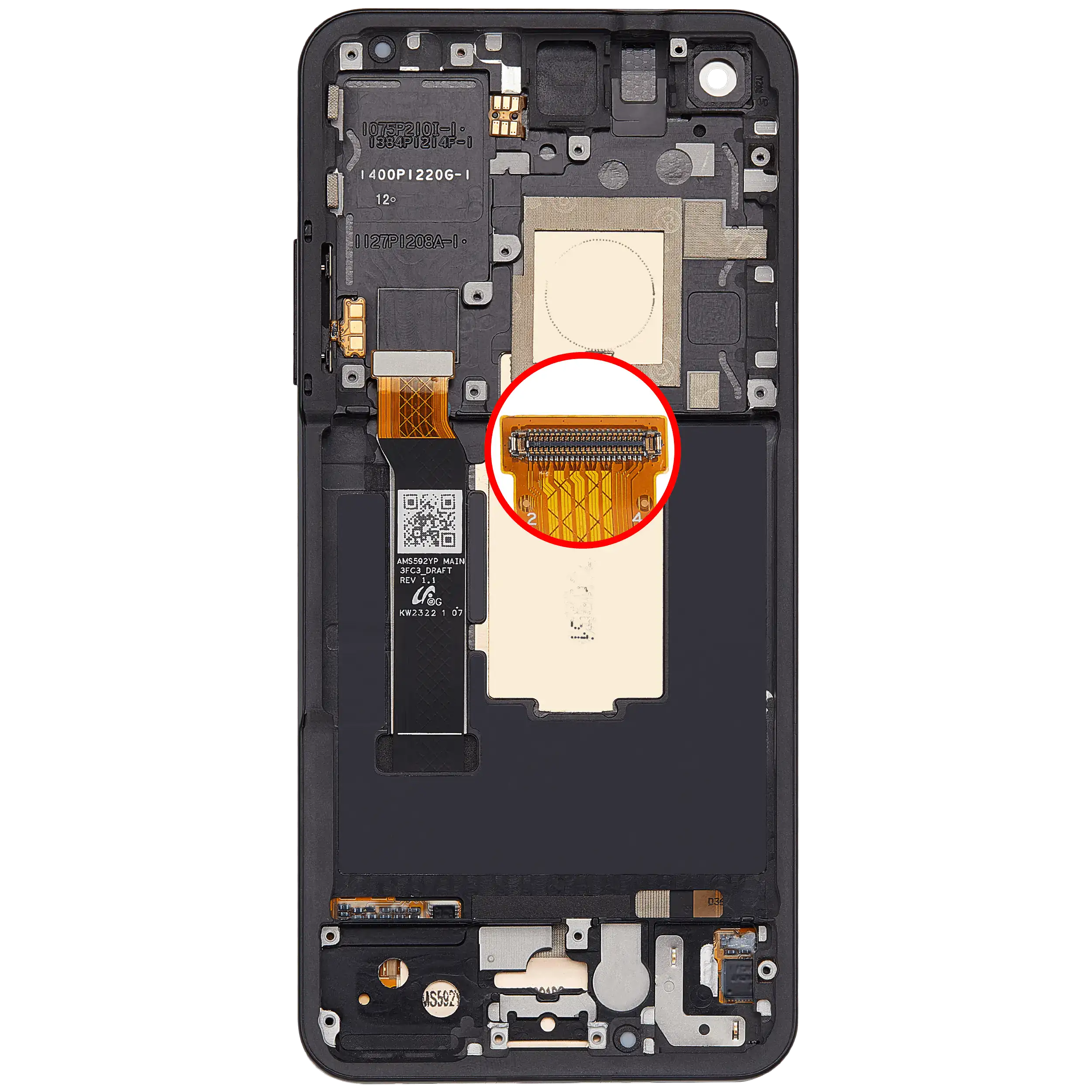 LCD Assembly with Frame For Asus ZenFone 10 (Refurbished) - USA