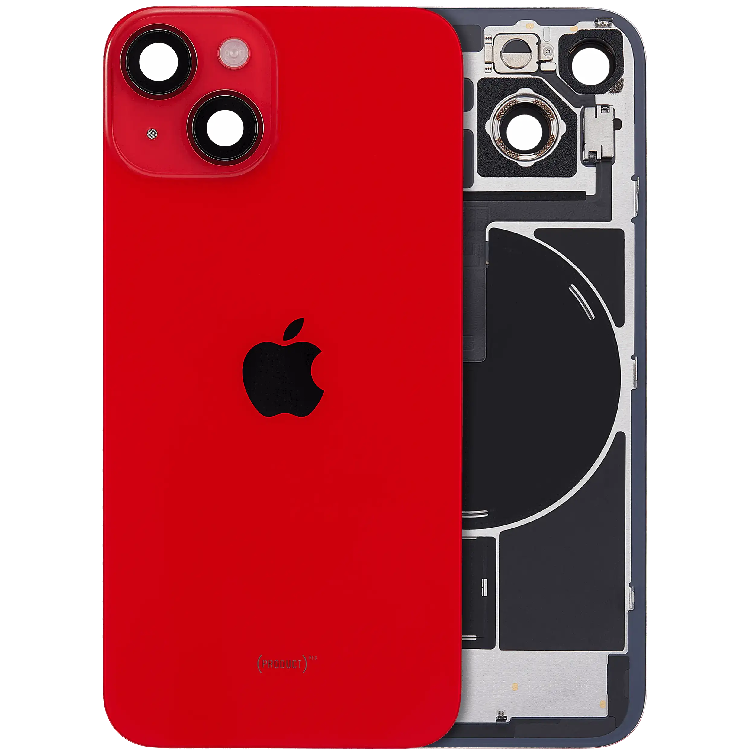Back Glass w/ MagSafe Magnet & NFC & Flashlight Flex For iPhone 14