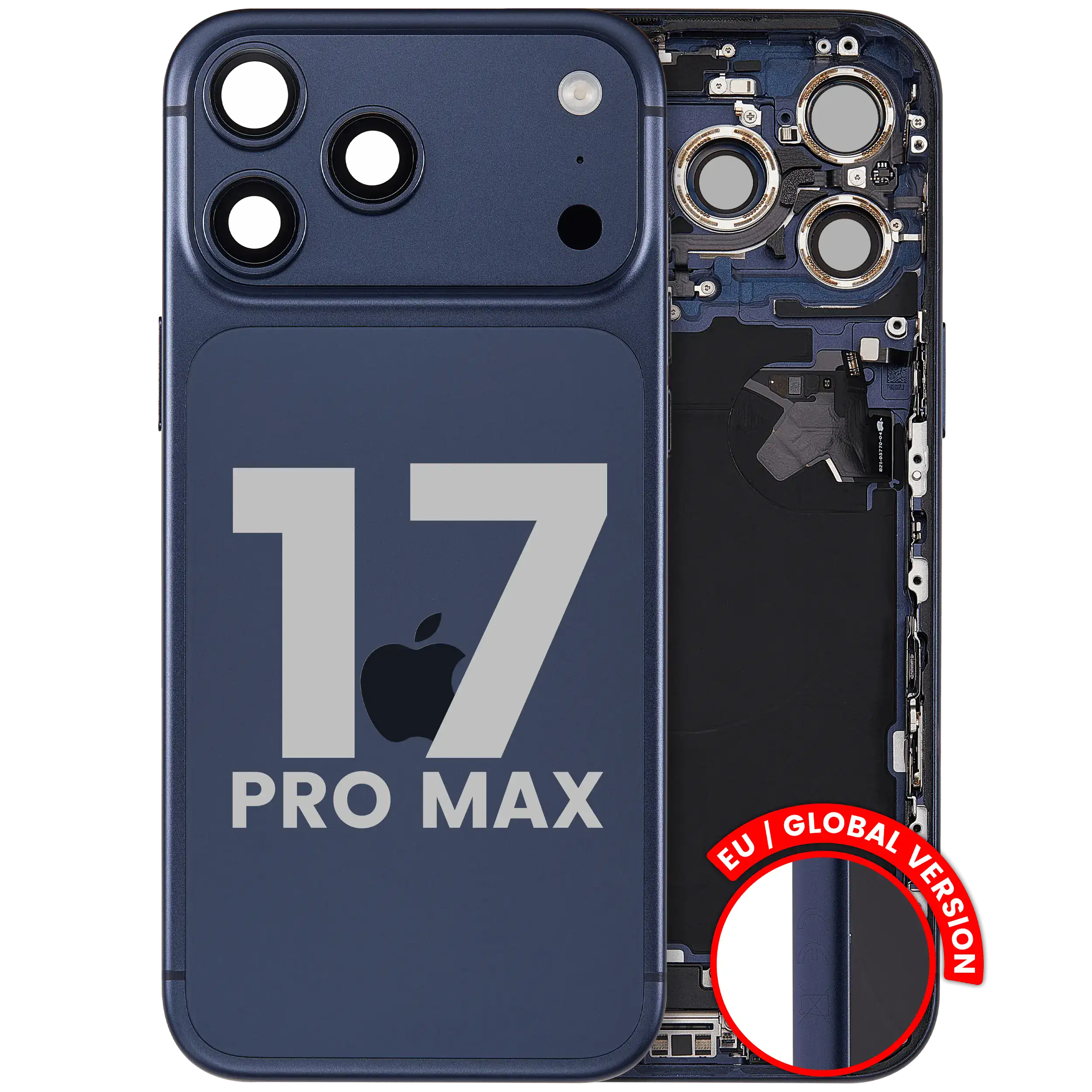 Back Housing W/ Charging Port Flex & Small Parts Compatible For
