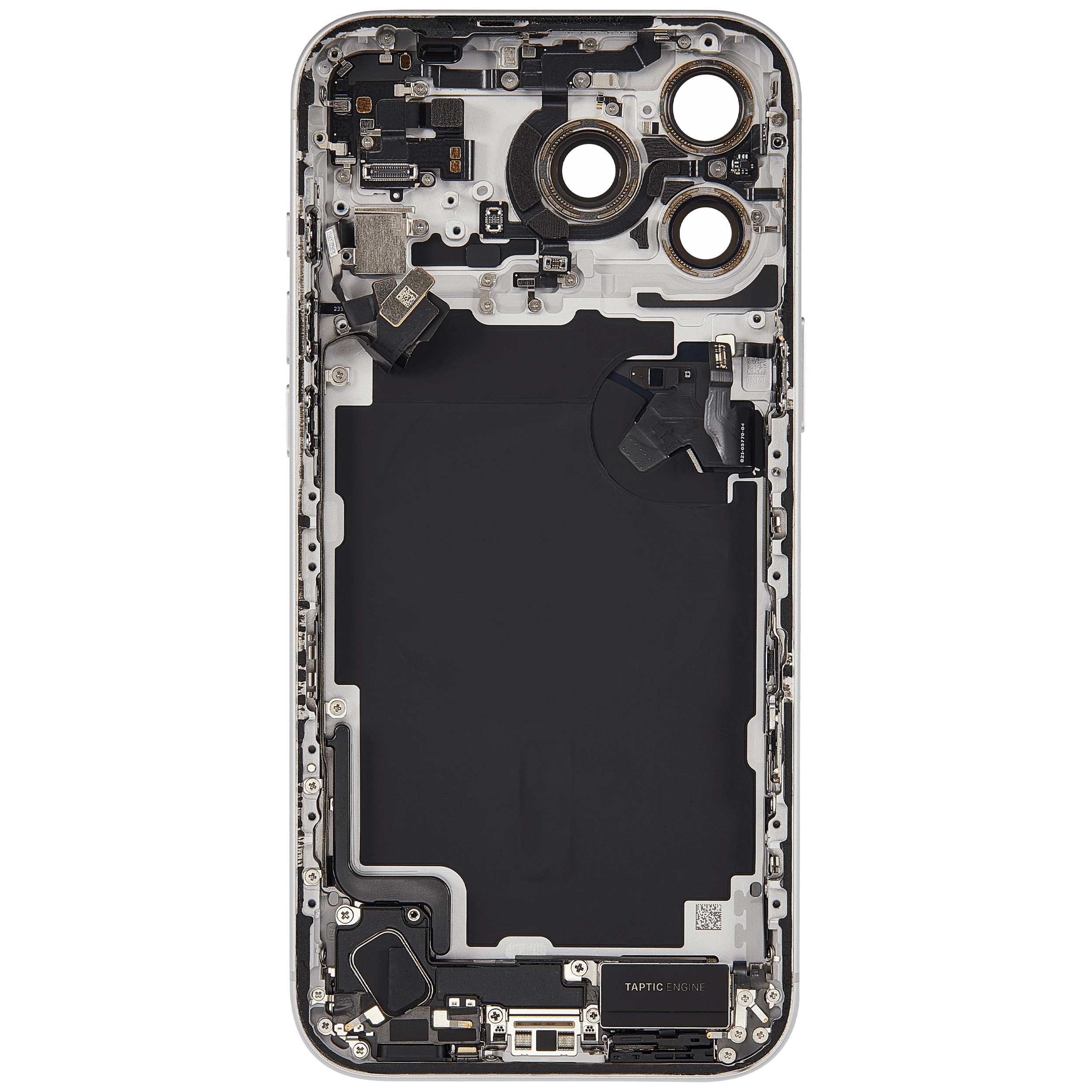 Back Housing W/ Charging Port Flex & Small Parts For iPhone 17 Pro
