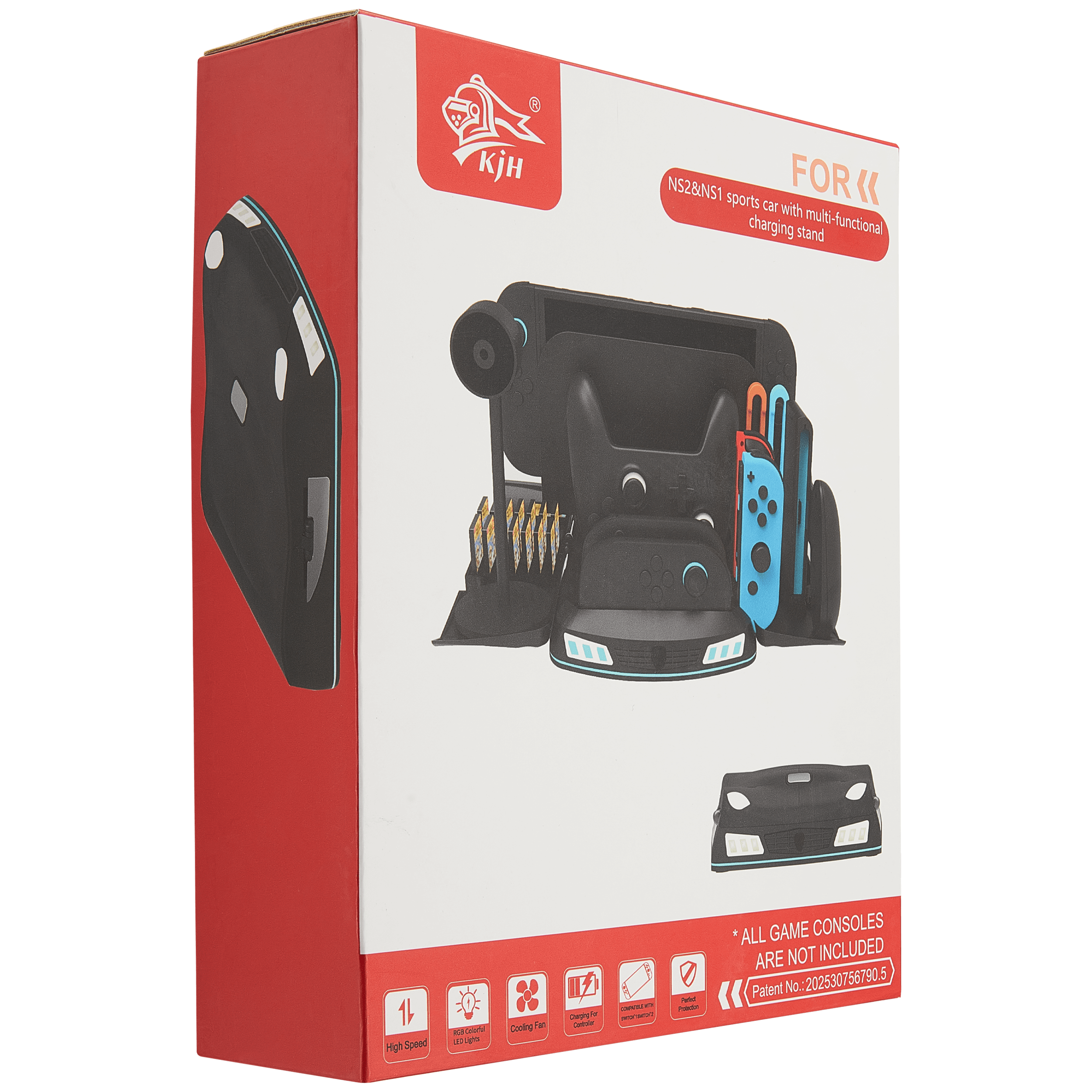 Sports Car With Multifunctional Charging Stand For Nintendo Switch