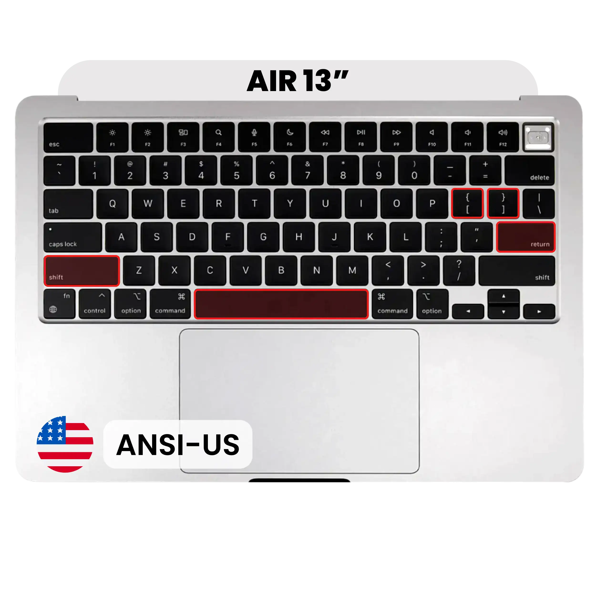 Top Case Assembly With Keyboard For MacBook Air 13
