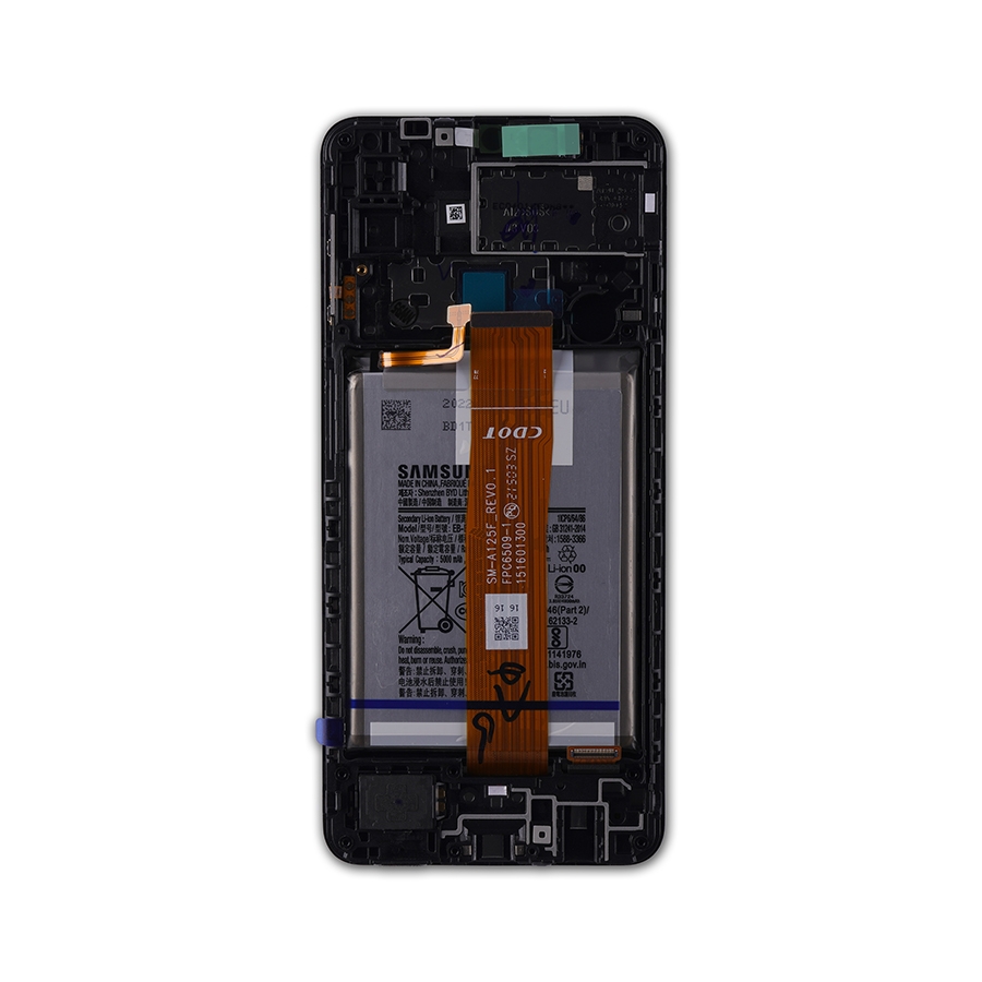 Lcd Assembly With Frame Compatible For Samsung Galaxy A12 (A125 / 2020) (Service Pack) (All Colors)
