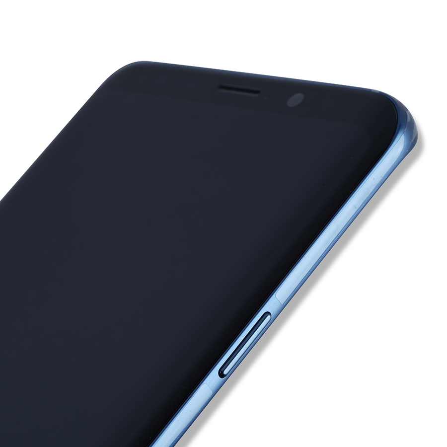 Oled Assembly With Frame Compatible For Samsung Galaxy S9 Plus (Service Pack) (Coral Blue)