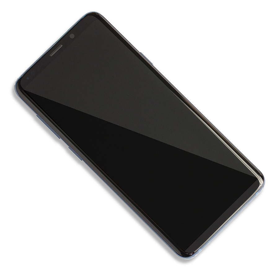 Oled Assembly With Frame Compatible For Samsung Galaxy S9 Plus (Service Pack) (Coral Blue)